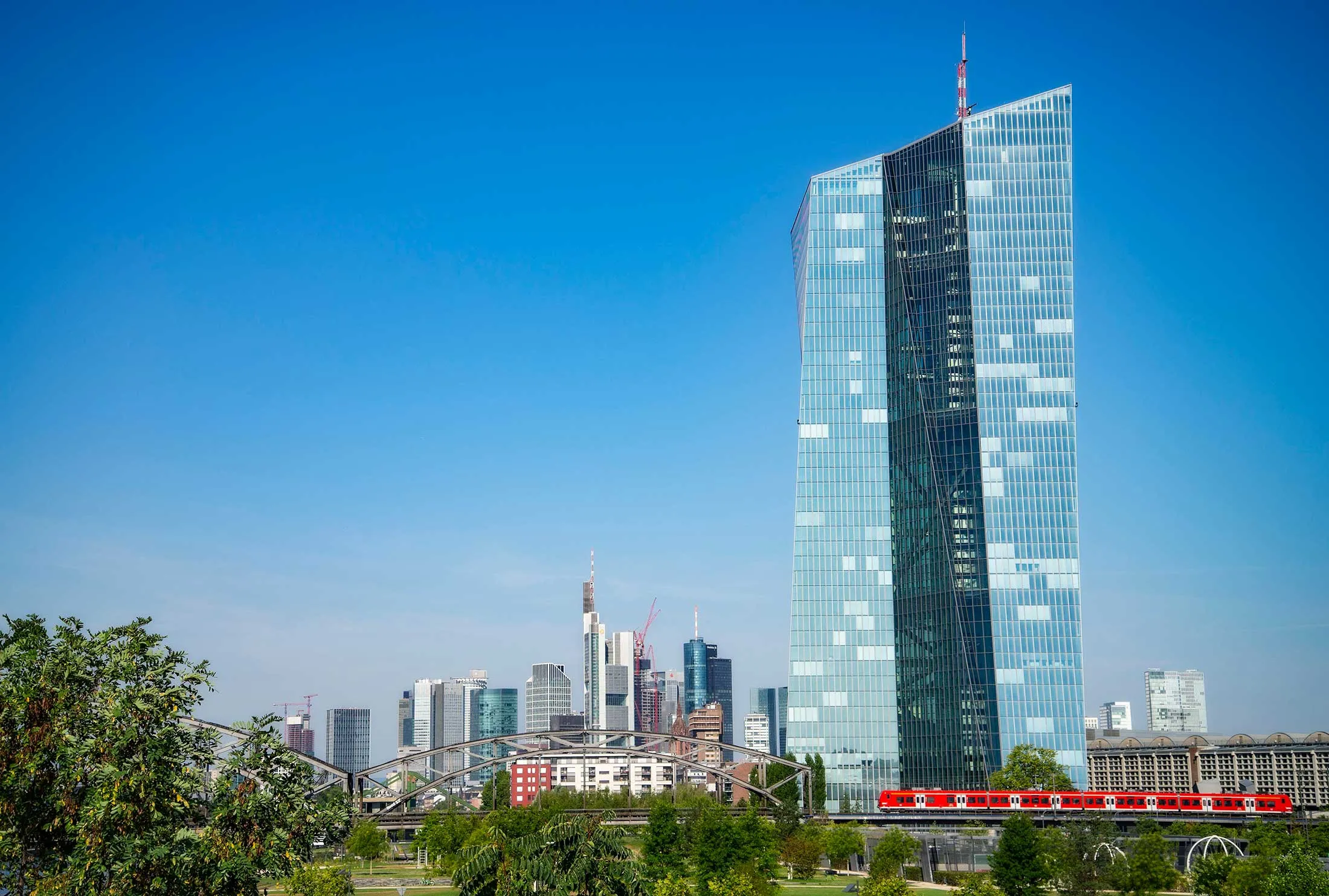 ECB&nbsp;headquarters in Frankfurt.