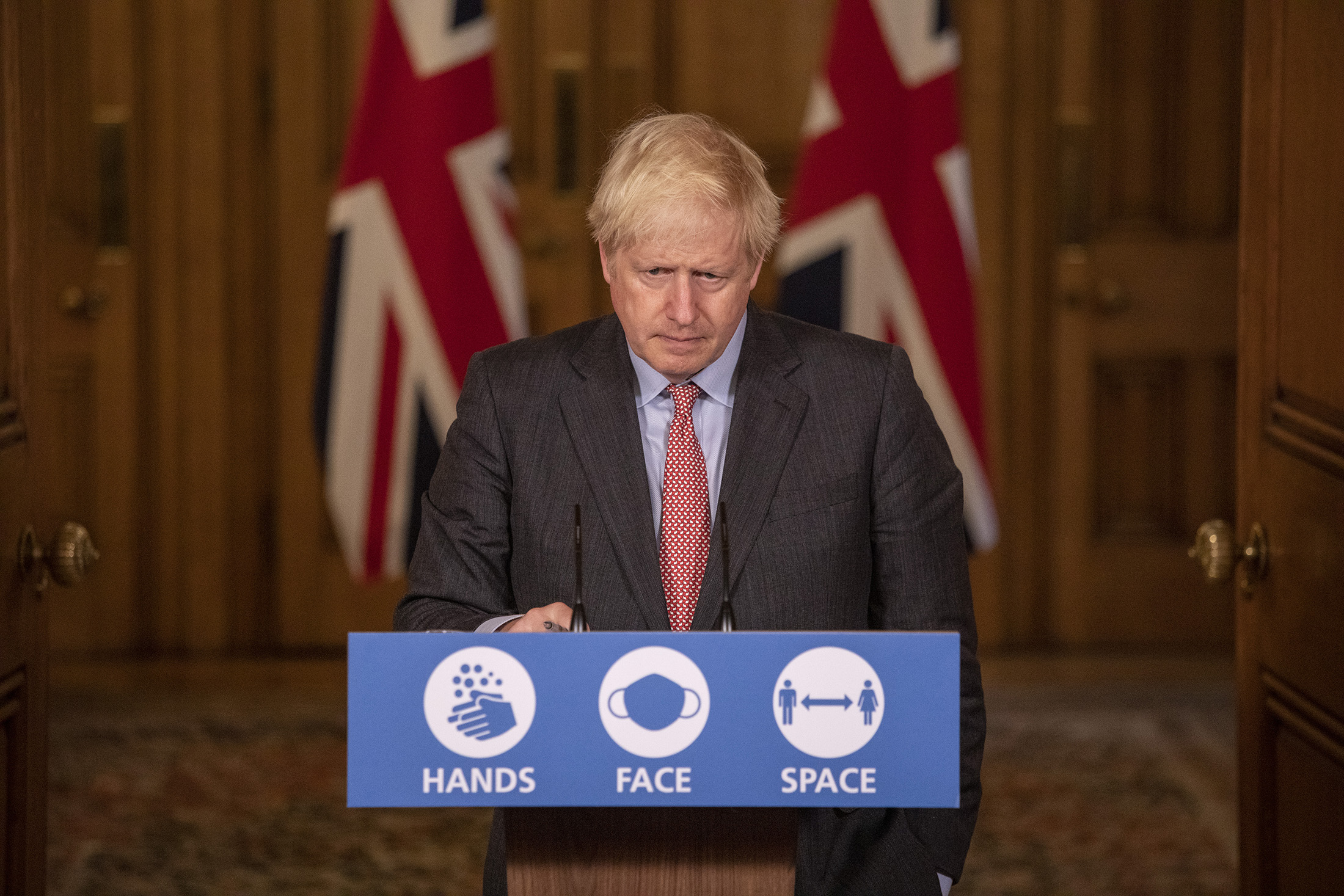 LONDON, ENGLAND - SEPTEMBER 30: Prime Minister Boris Johnson