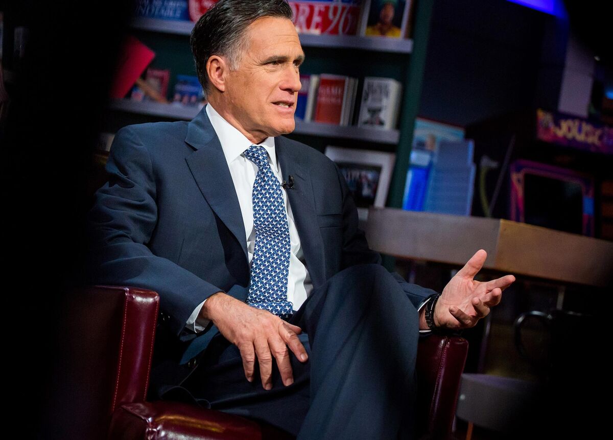 Mitt Romney Running For U S Senate In Utah To Replace Hatch Bloomberg