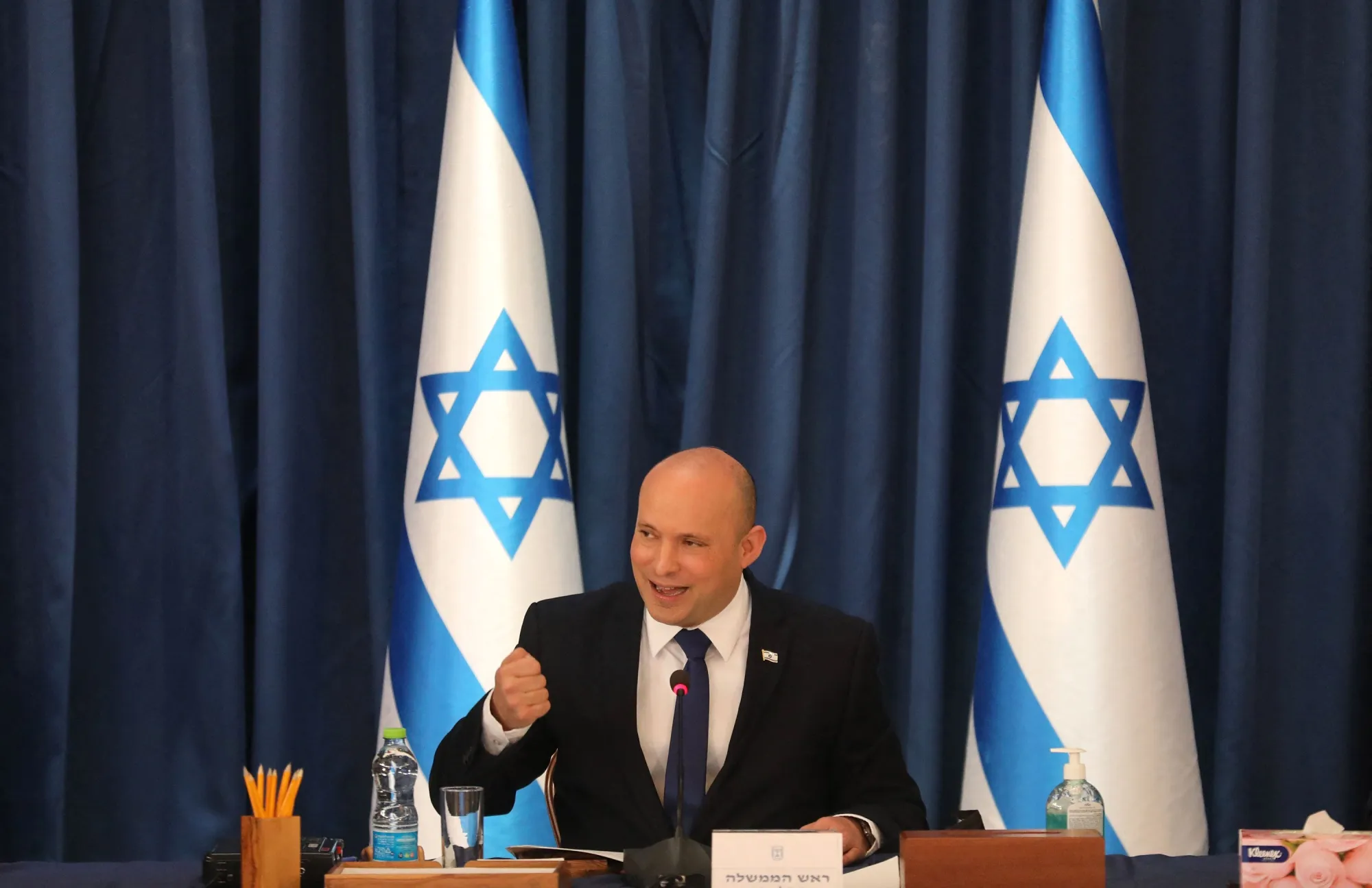 Naftali Bennett&nbsp;in Jerusalem on Aug. 22.