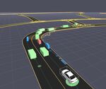 This Applied Intuition&nbsp;simulation shows&nbsp;an autonomous vehicle interacting with cars, bicycles, motorcycles&nbsp;and pedestrians.