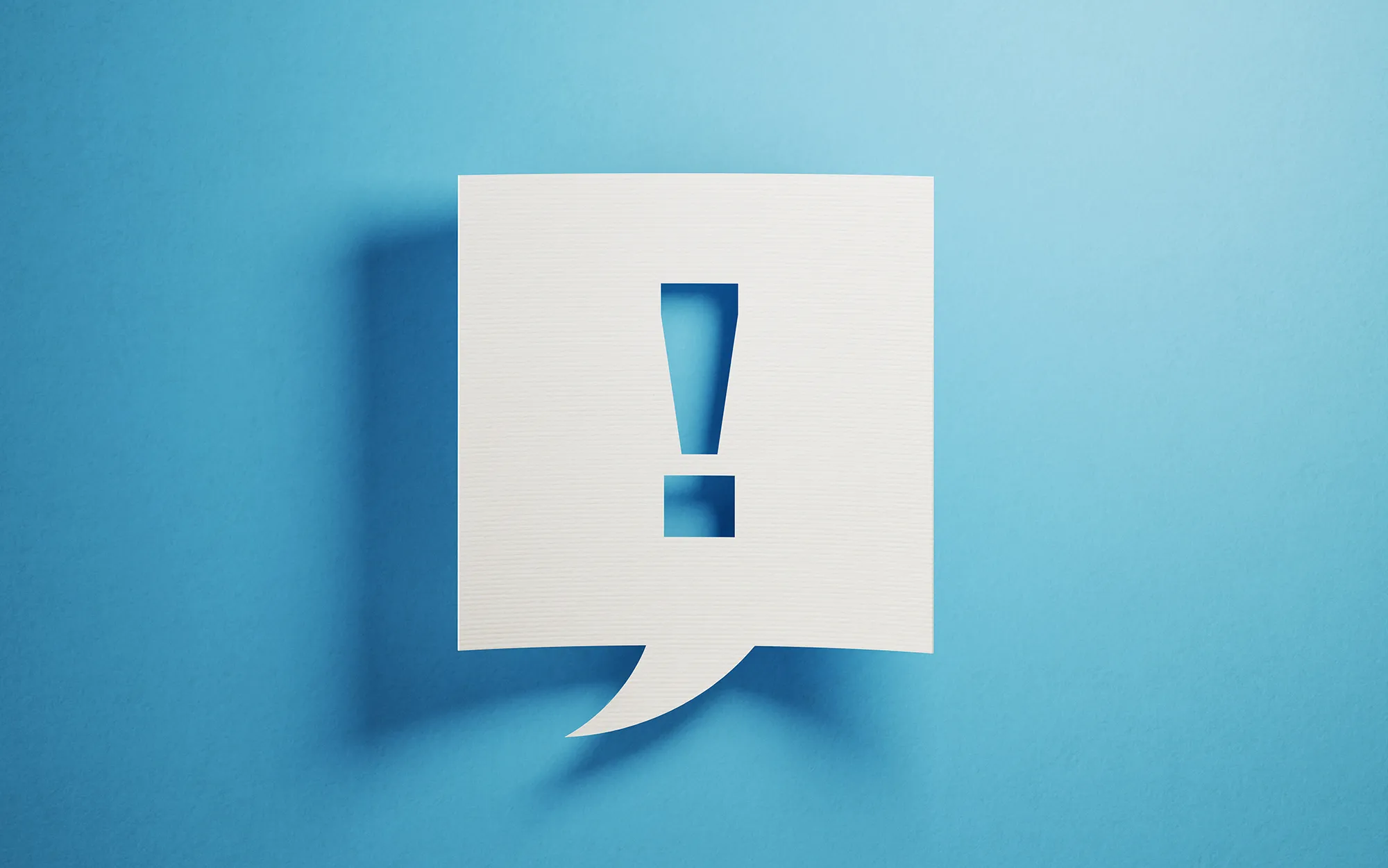 exclamation mark&nbsp;