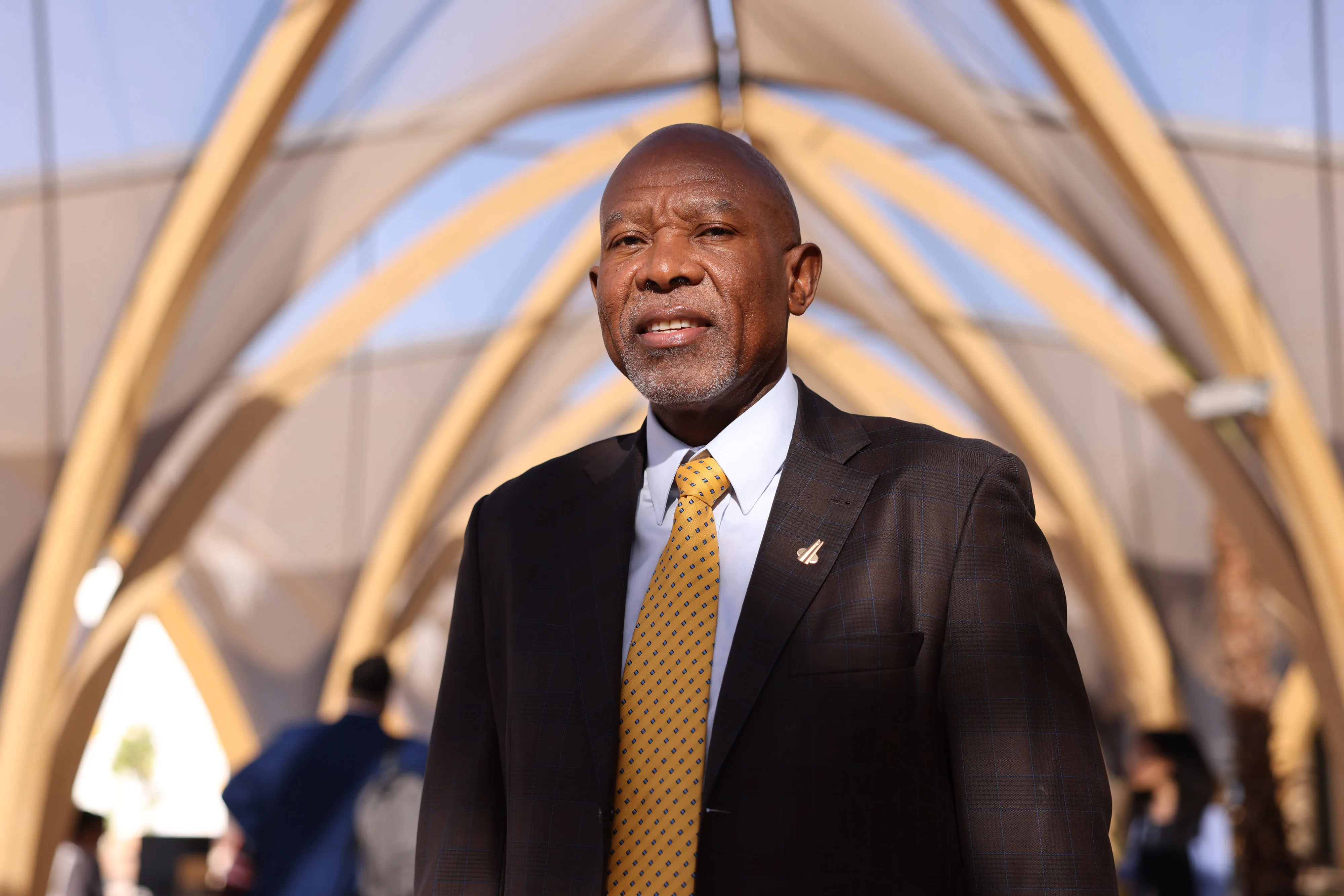 Lesetja Kganyago, governor of South Africa’s central banking in Marrakesh, Morocco.