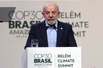 President of Brazil Luiz Inacio Lula da Silva speaks during the opening ceremony of the "Belem Climate Summit" as part of the COP30 Brazil Amazonia 2025 on Nov. 6, 2025 in Belem, Brazil.