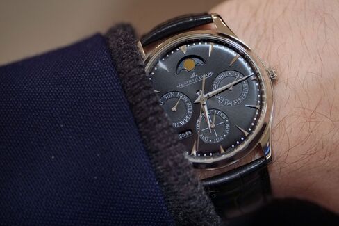 Price and style find great balance in the Jaeger-LeCoultre Master Perpetual.