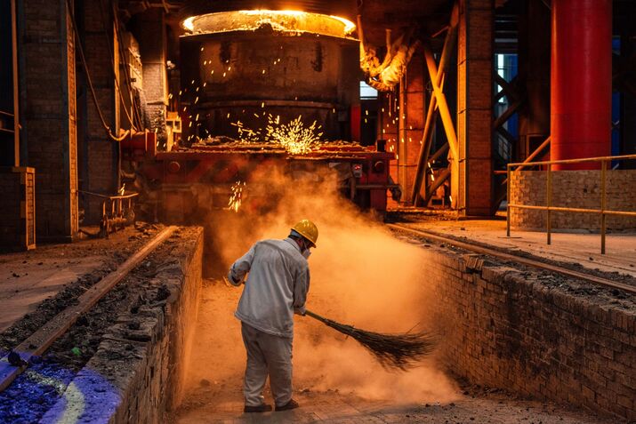 CHINA-ECONOMY-STEEL