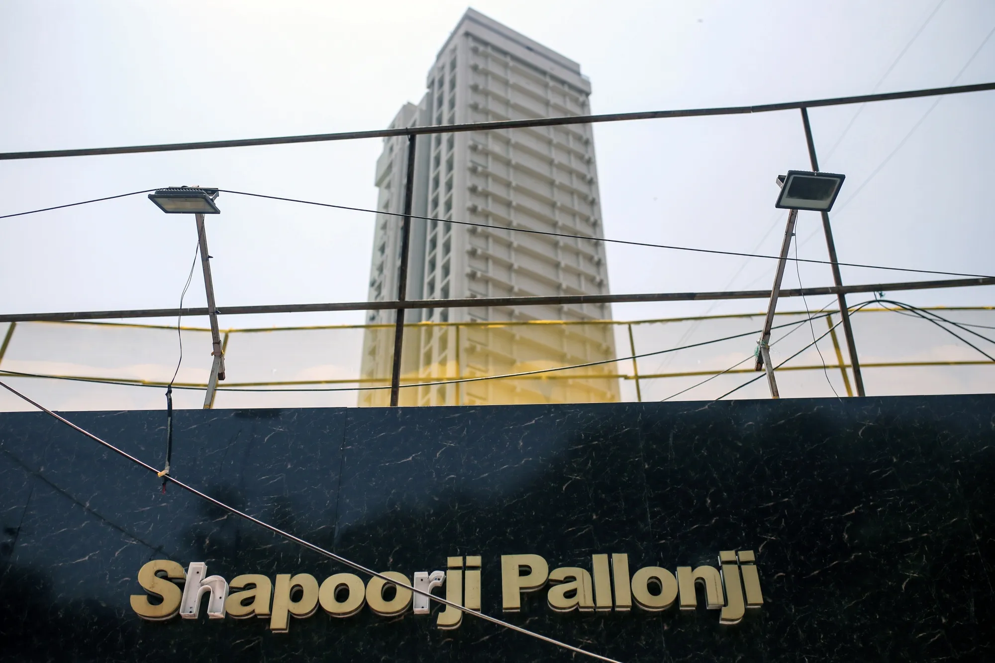 A residential project under construction, developed by Shapoorji Pallonji Group, in Mumbai.