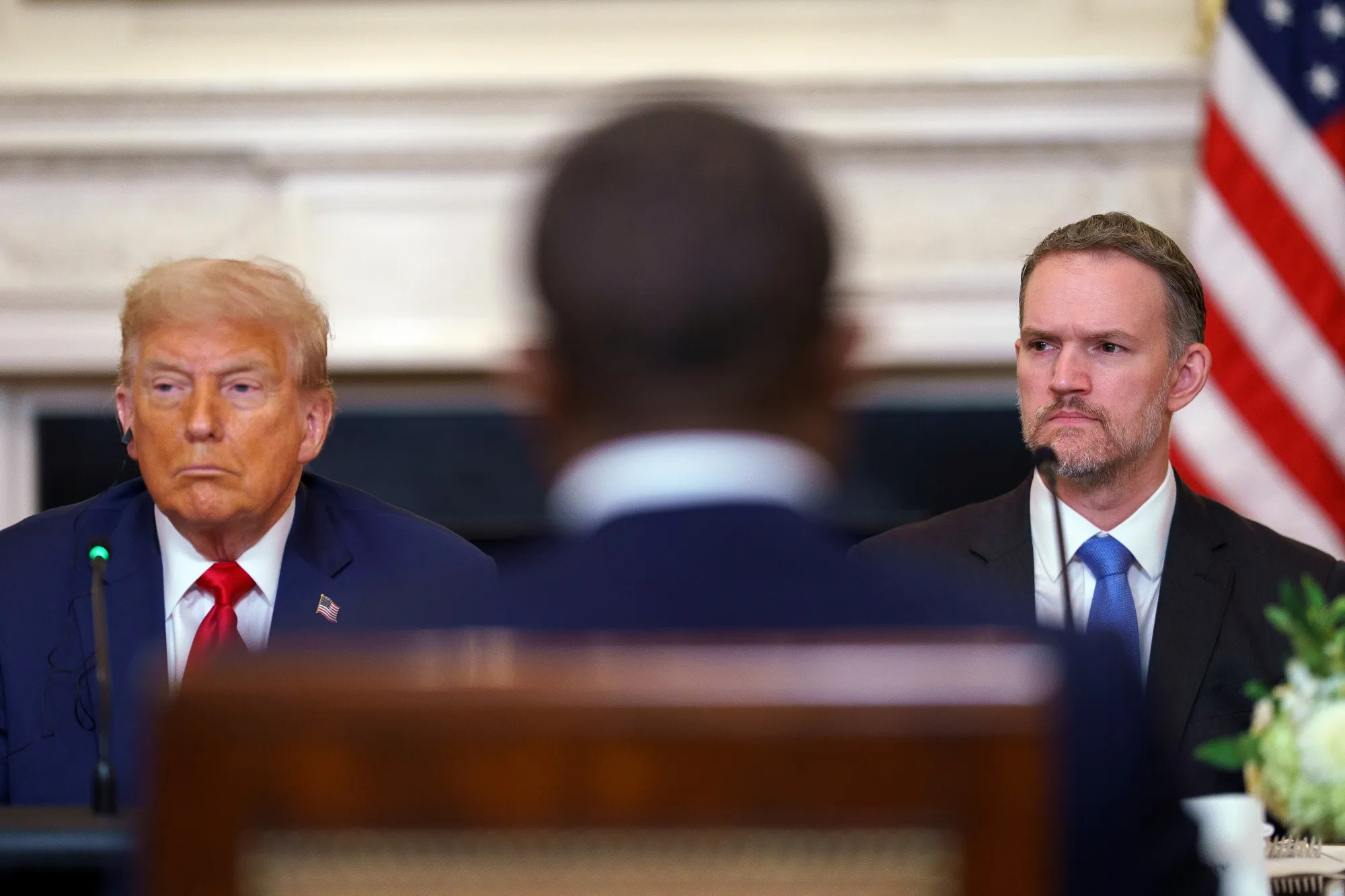 President Donald Trump and Jamieson Greer