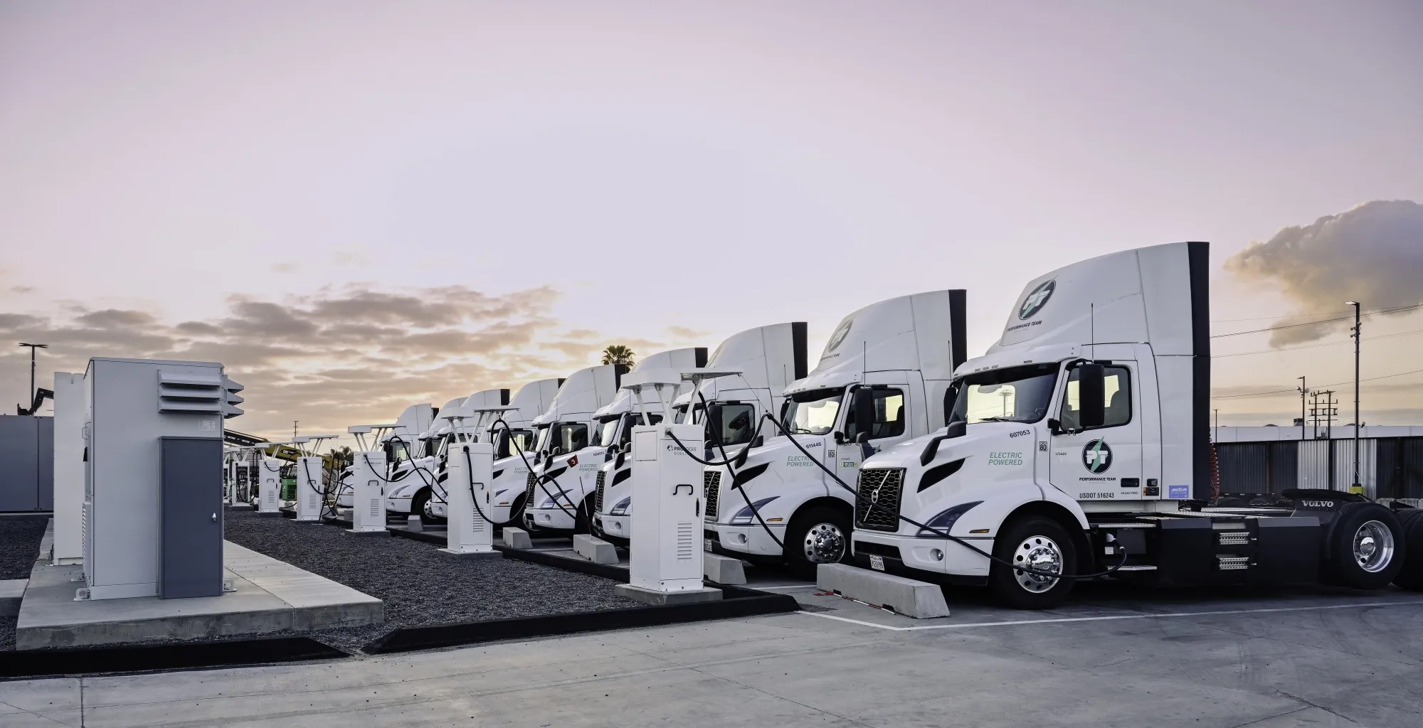 Prologis opened North America’s biggest heavy-duty EV charging hub last year in Torrance, California.