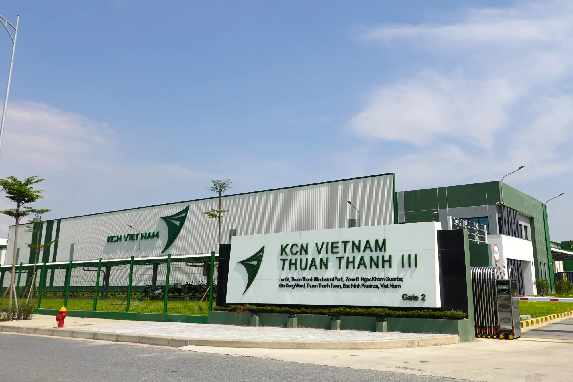 Khu phức hợp KCN Việt Nam tại Khu công nghiệp Thuận Thành III, tỉnh Bắc Ninh.