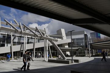 Google headquarters in Mountain View, California.