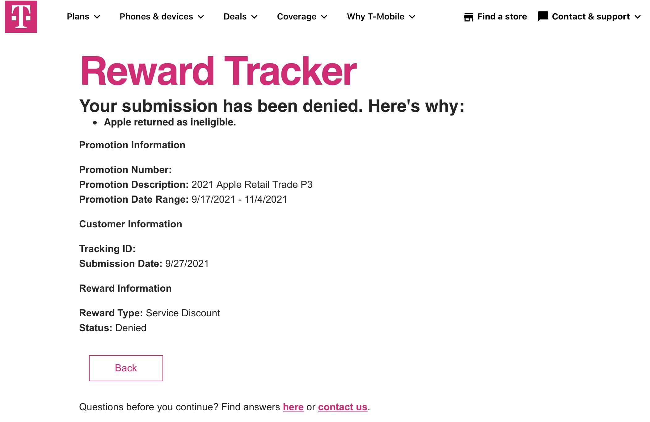 T mobile trade outlet in apple watch