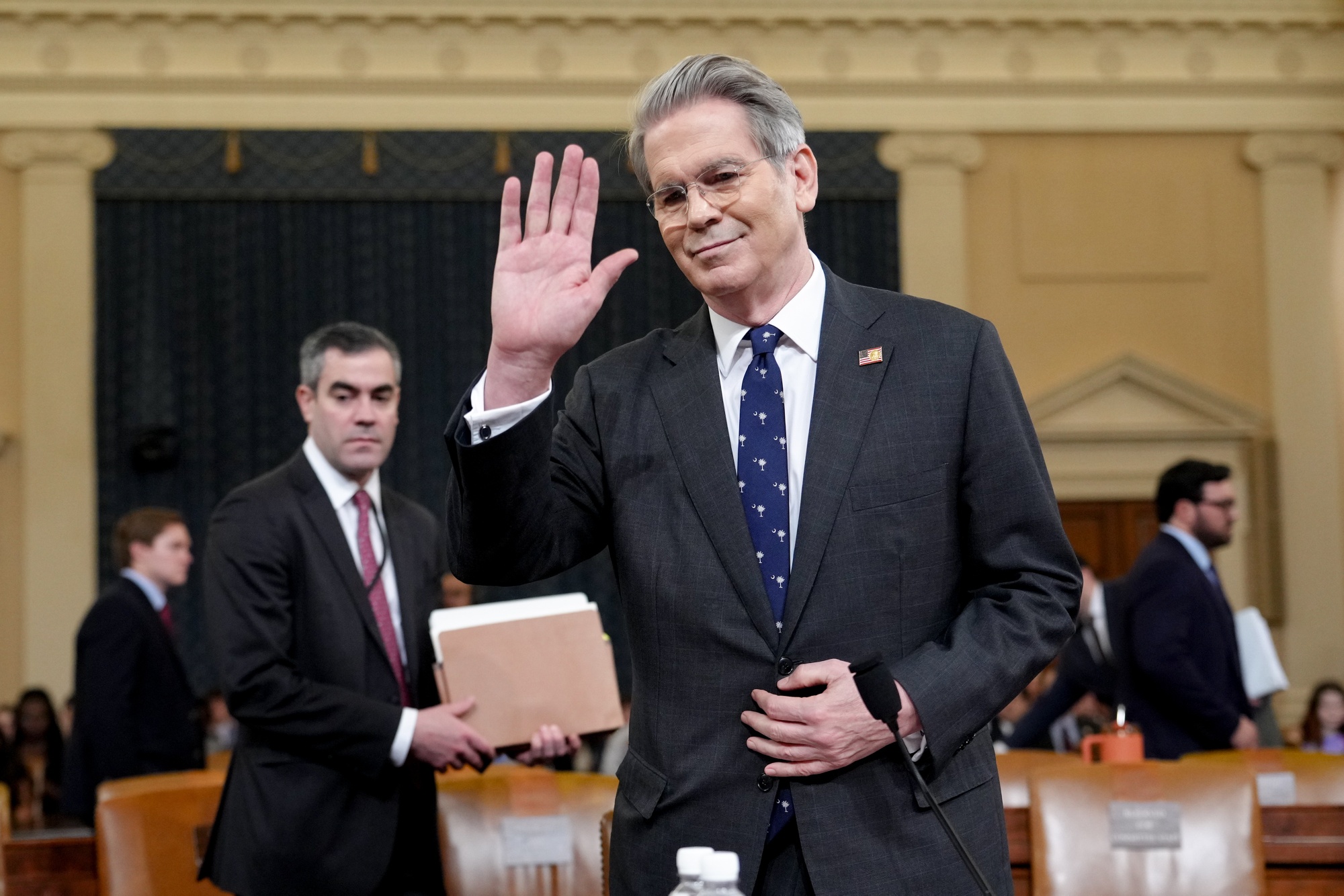 Scott Bessent attends a House Ways and Means Committee hearing in Washington, DC,&nbsp;on&nbsp;June 11.