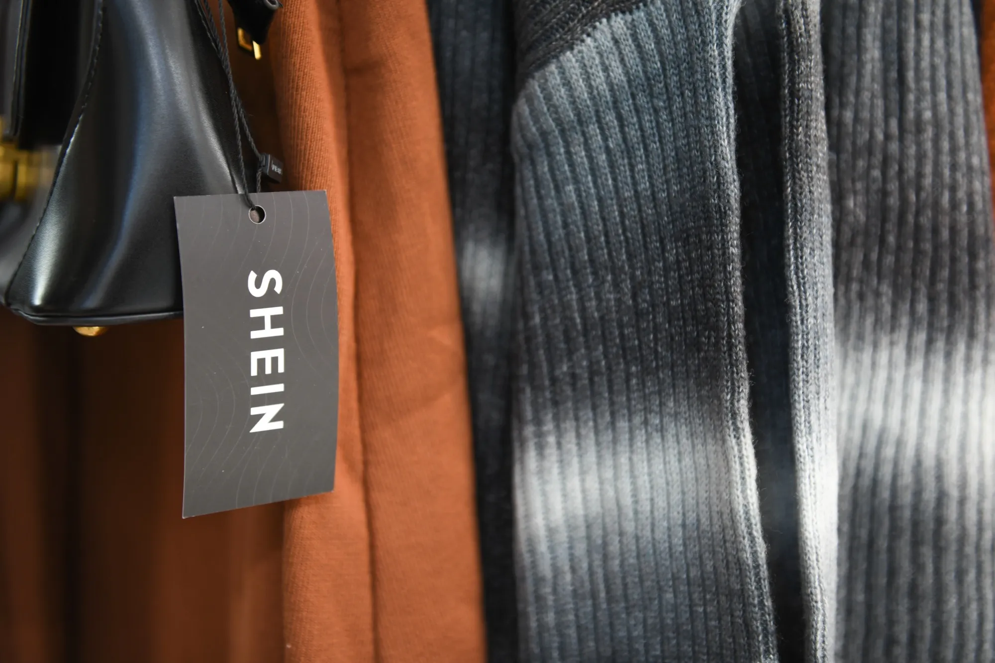 Clothes displayed at the Shein Tokyo showroom in Tokyo, Japan.