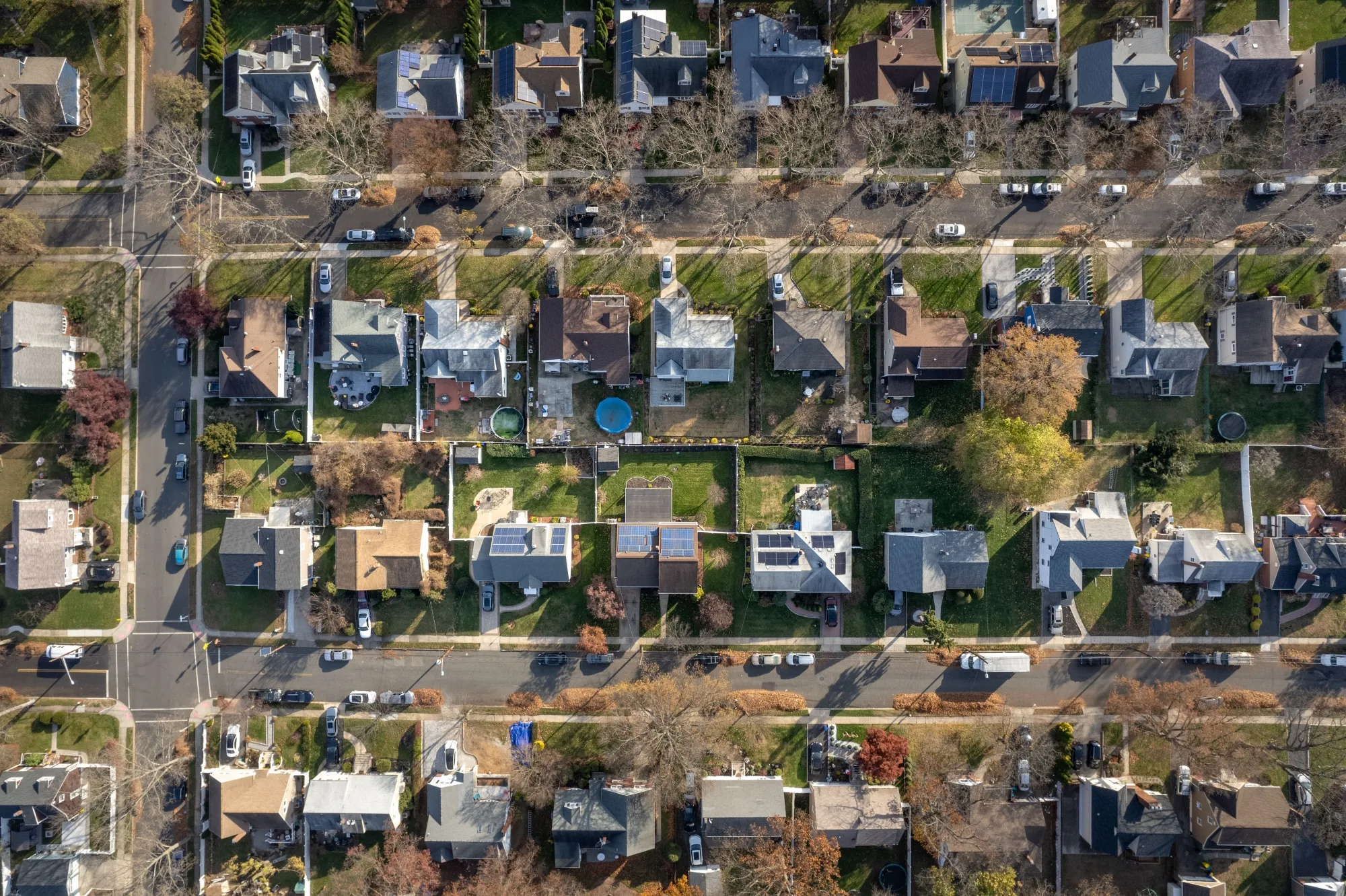 Residential homes in&nbsp;New Jersey.