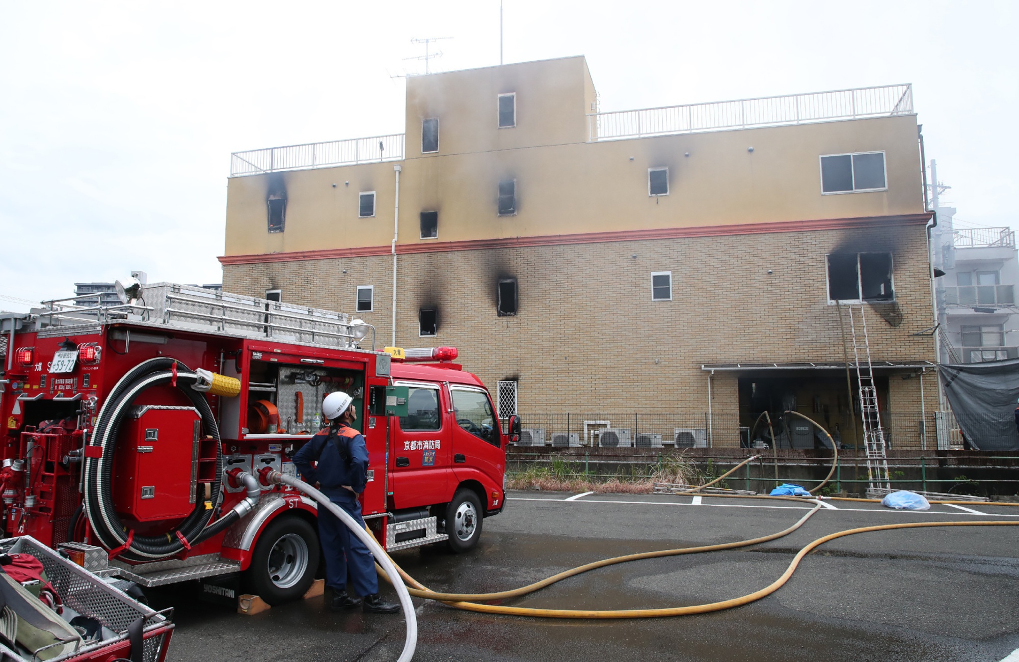 Kyoto Anime studio quickly filled with smoke, gas hindering escape: fire  dept. report - The Mainichi