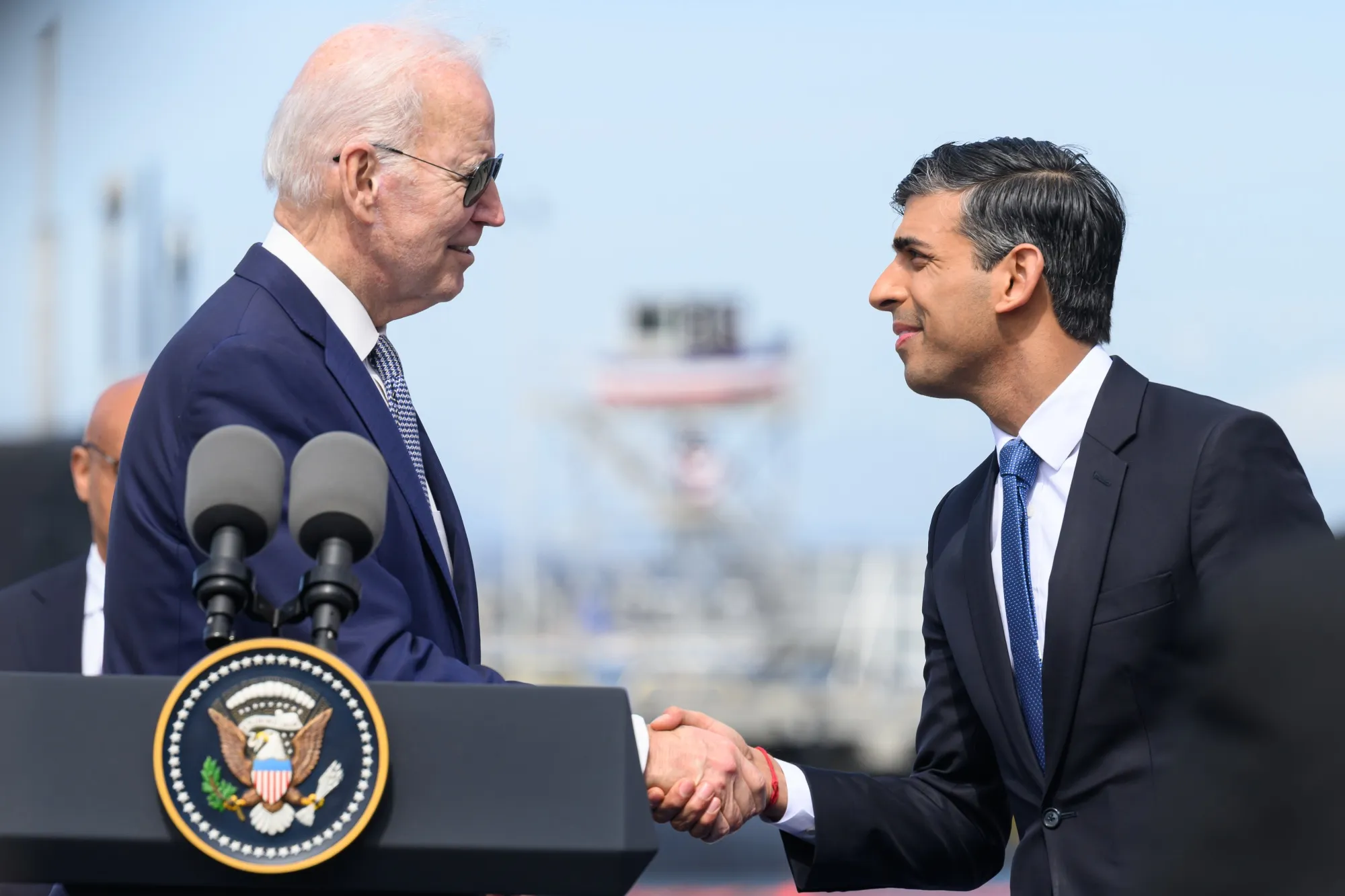 Joe Biden and Rishi Sunak