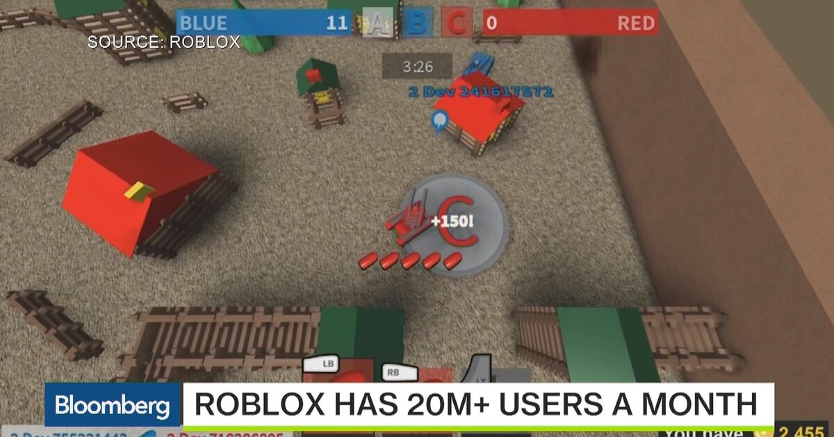 Roblox User Generated Video Games Now On Xbox One Bloomberg
