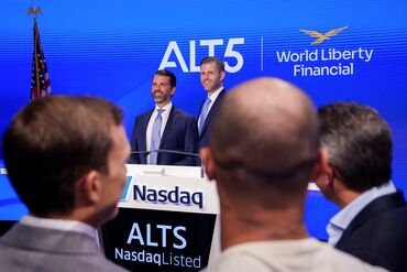 World Liberty Financial And ALT5 Sigma Ring The Nasdaq Stock Market Opening Bell