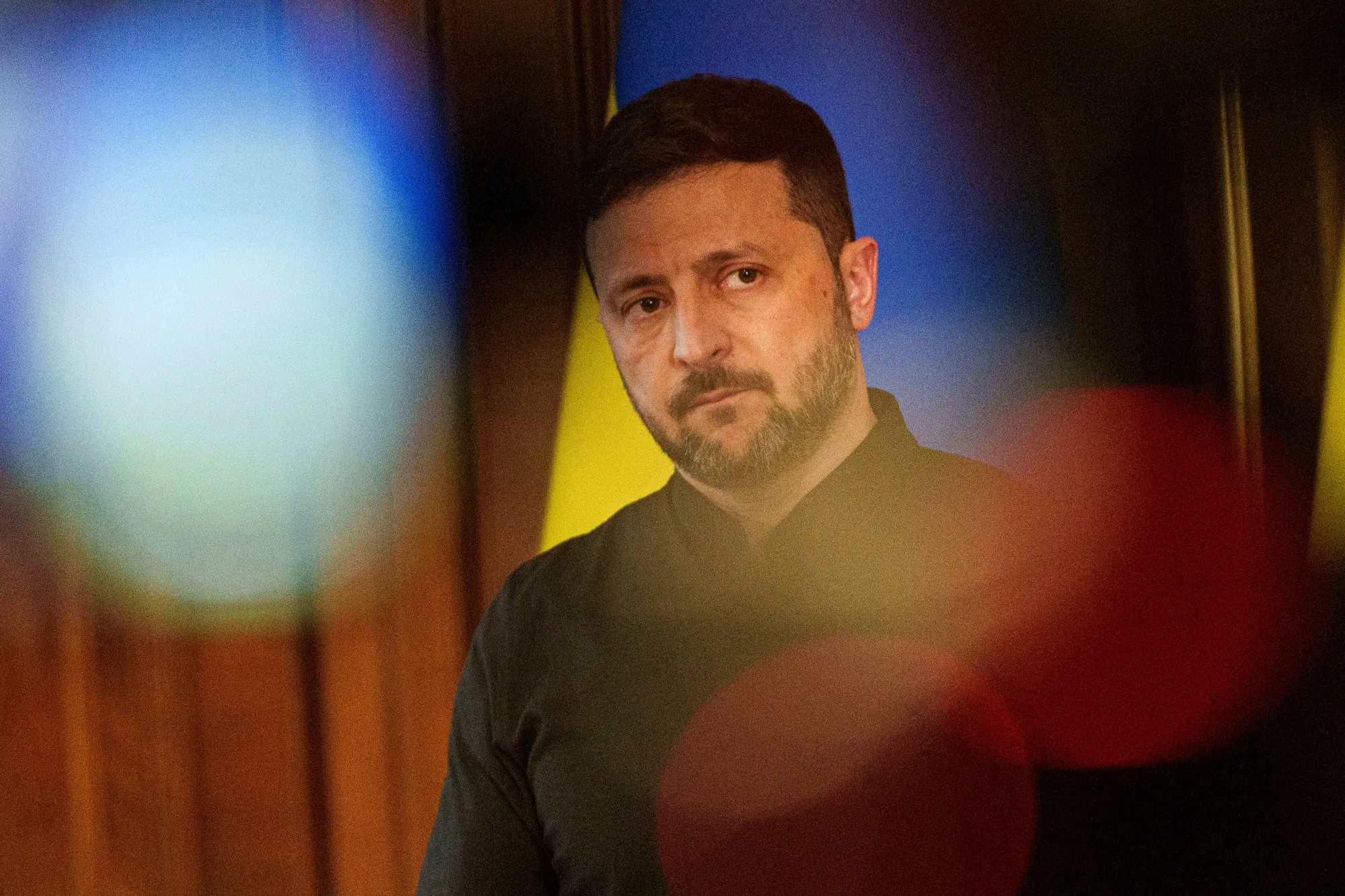 Volodymyr Zelenskiy in Kyiv, on May 13.