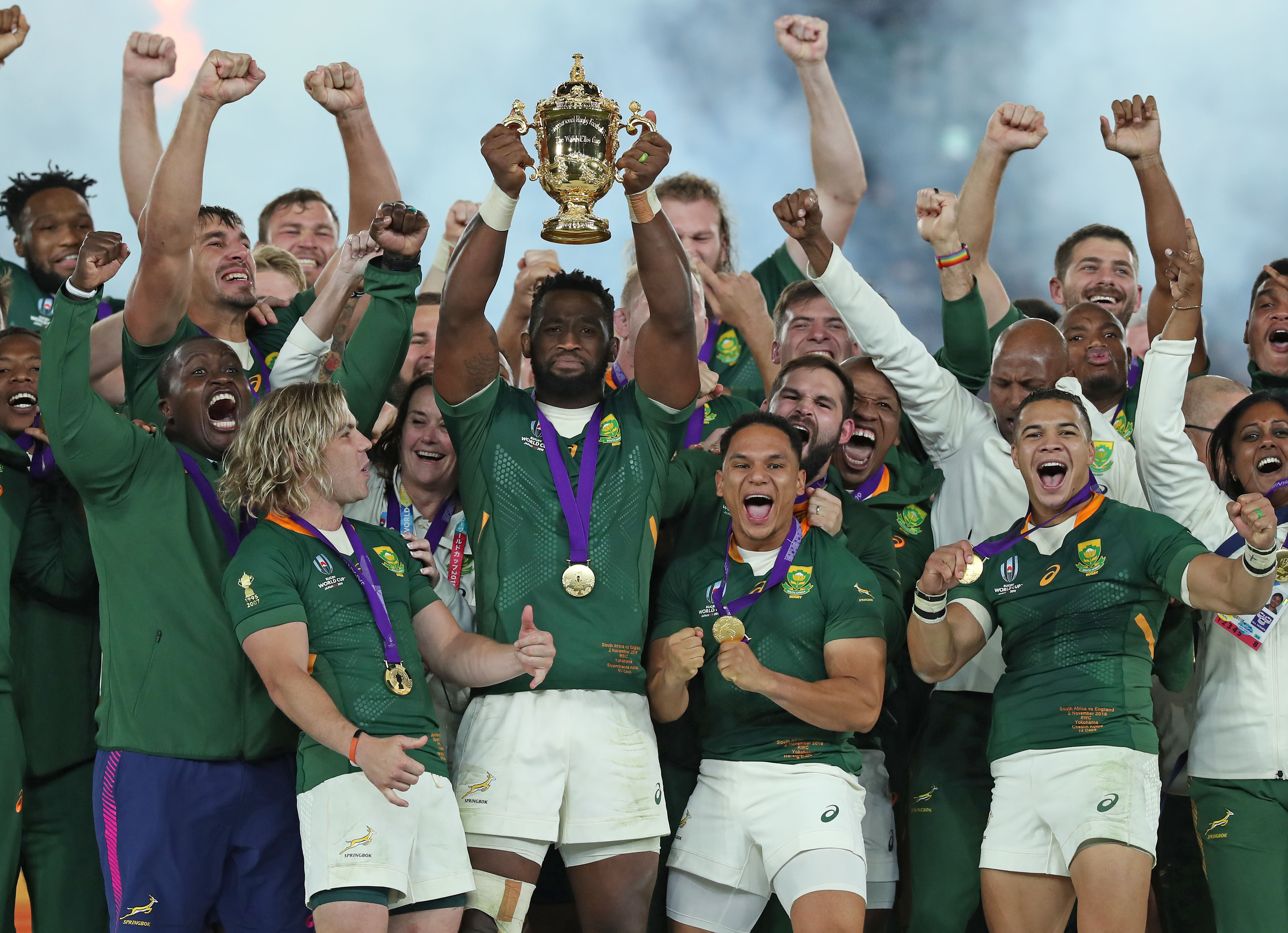 World Rugby Champions South Africa Face Empty Stadium in First Pandemic