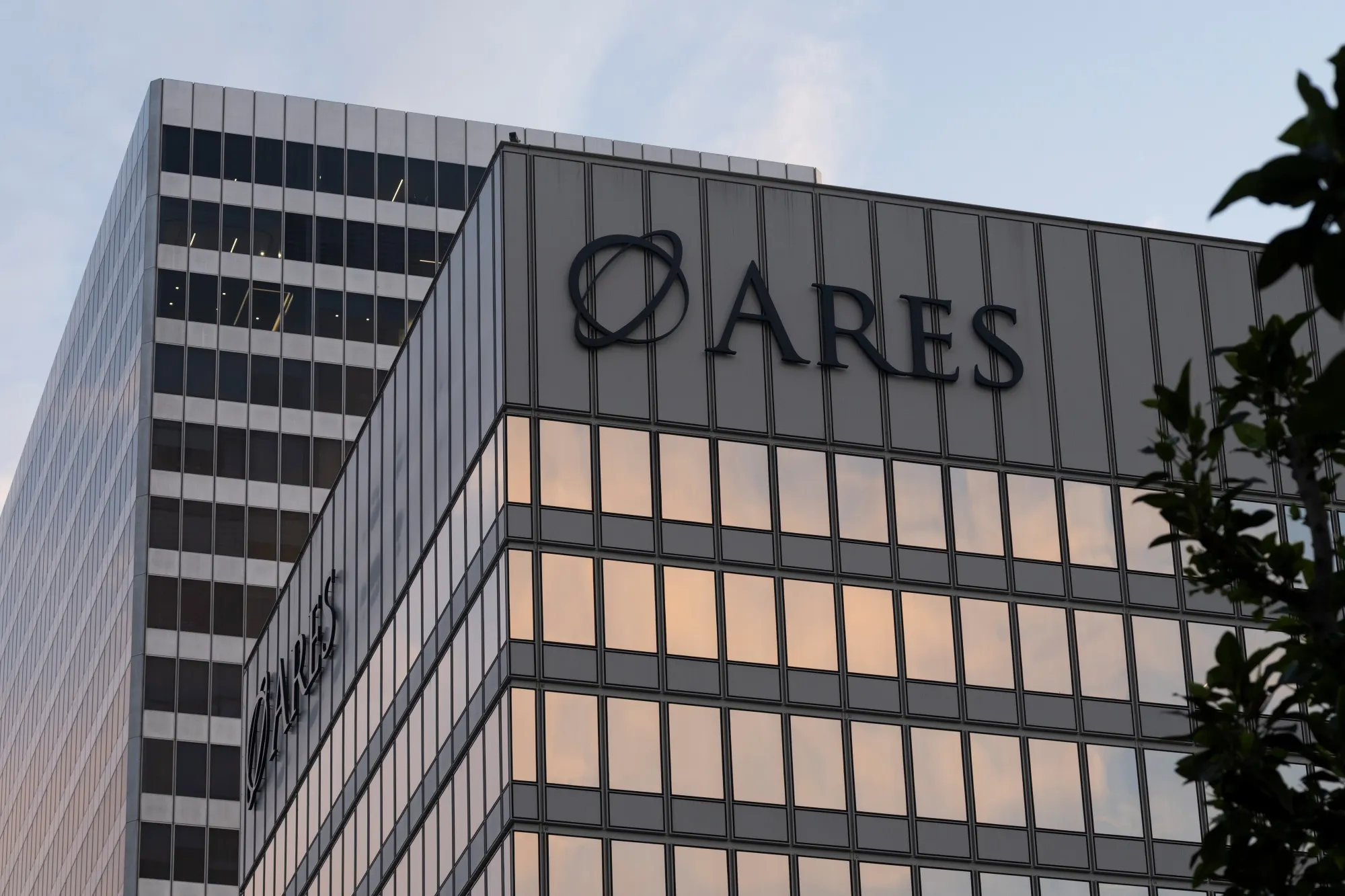 The Ares Management Corp. offices in Los Angeles.