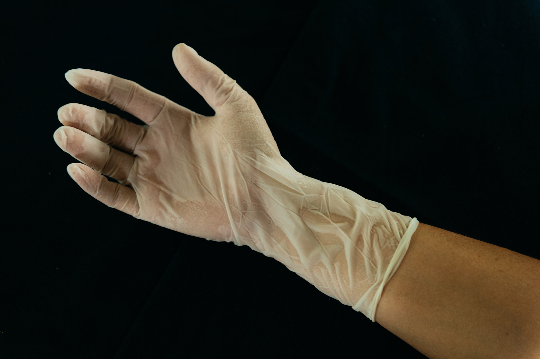 A Nitrile glove sample.