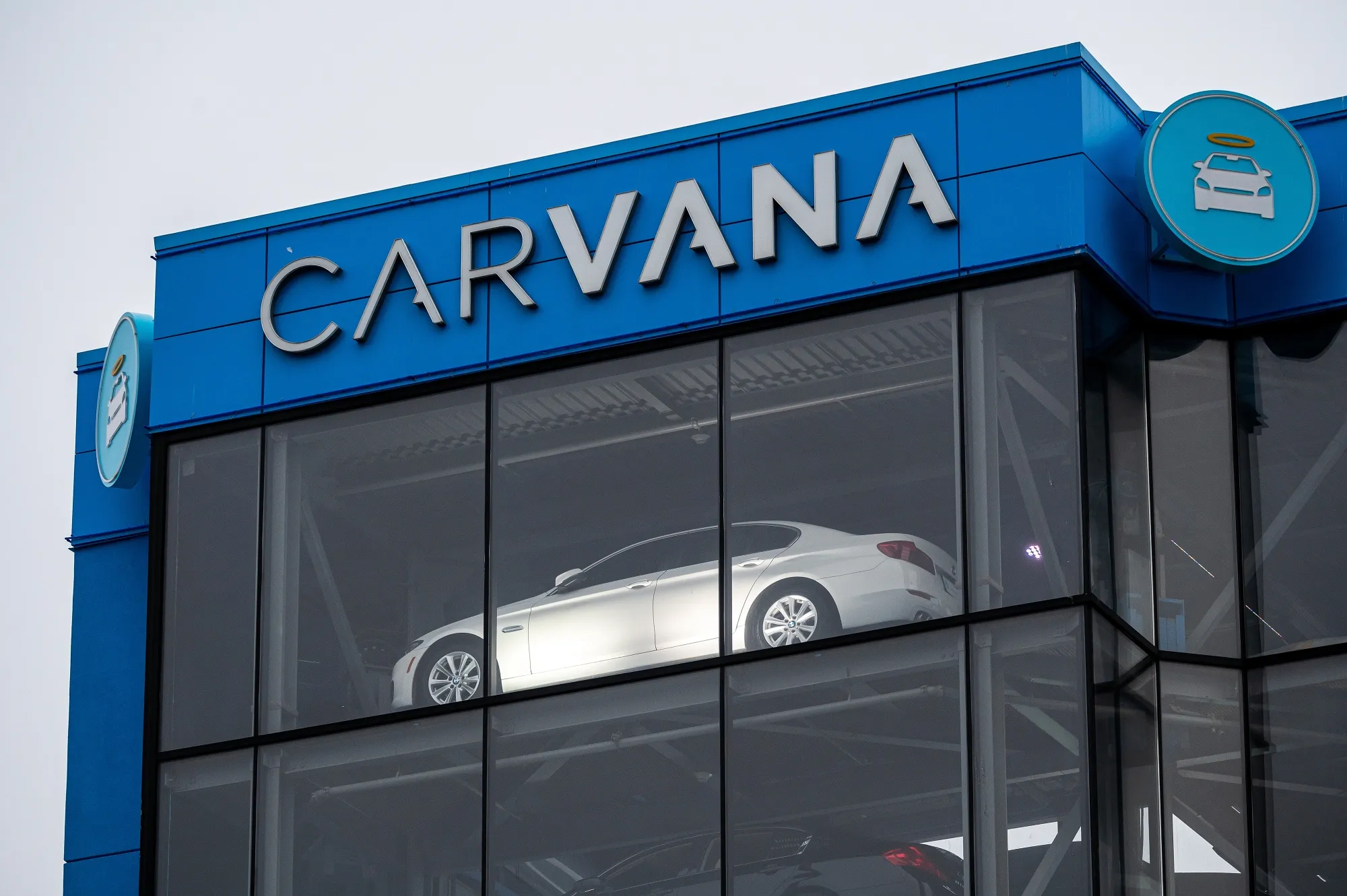 A Carvana vending machine in Daly City, California.
