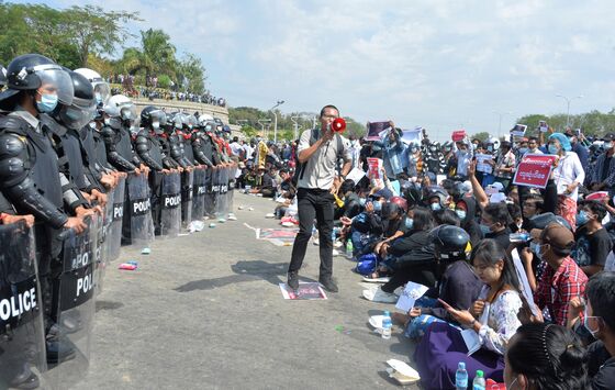 Myanmar Deploys Martial Law in Cities as Youths Stare Down Army