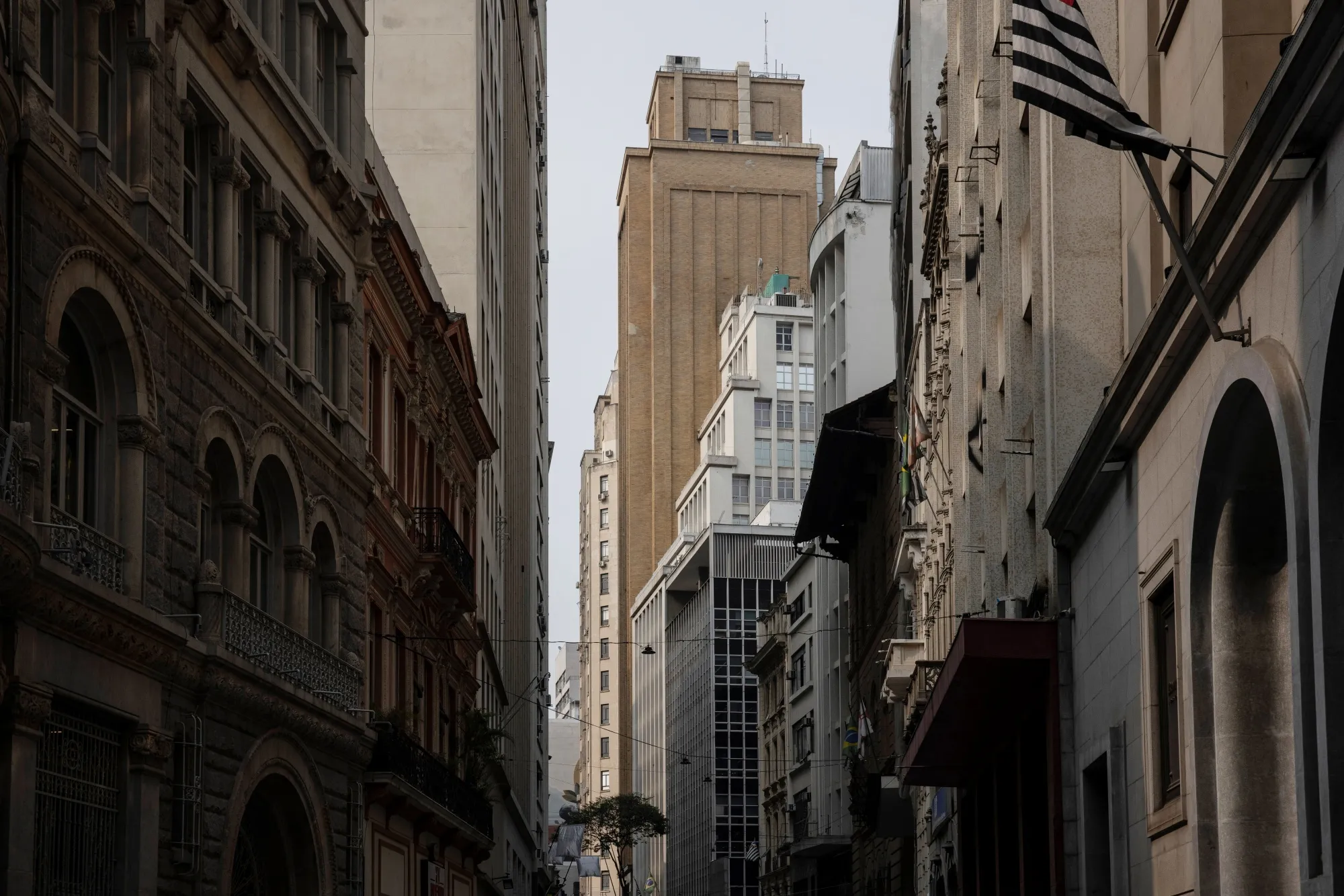 The financial district in downtown Sao Paulo.&nbsp;