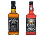 Jack Daniels Whiskey bottle and the dog toy