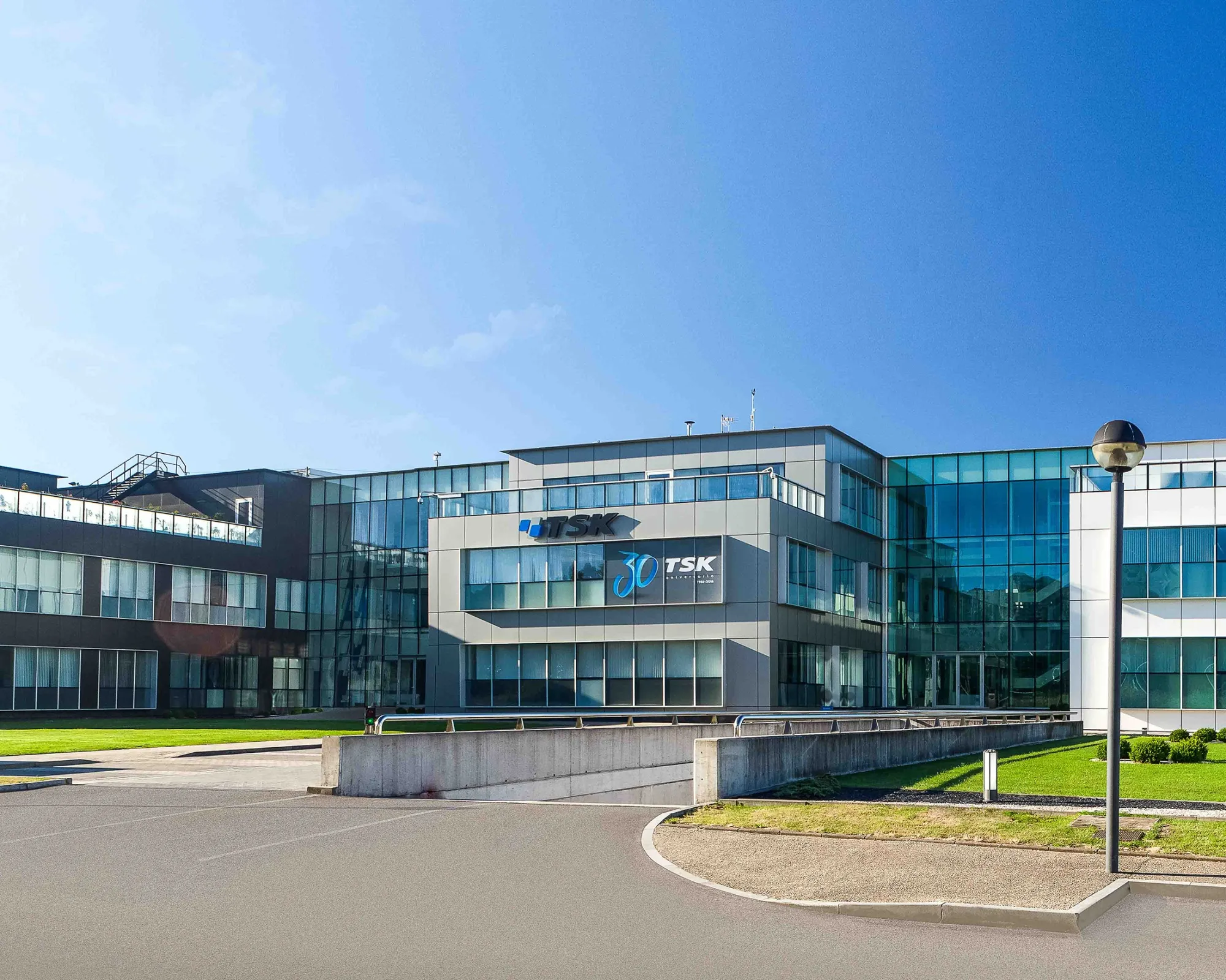 The TSK headquarters in&nbsp;the Gijón Science and Technology Park,&nbsp;Gijón, Spain.