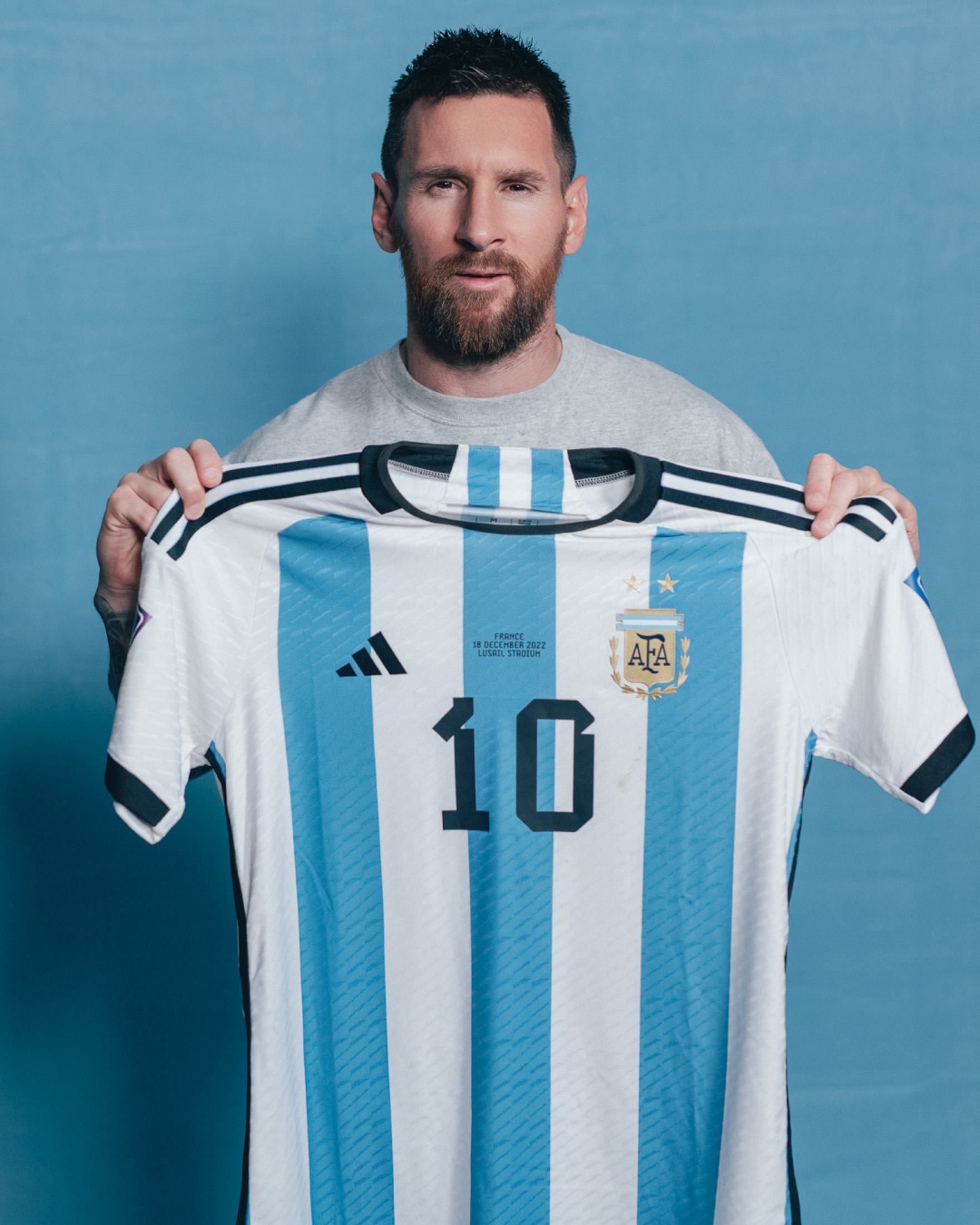 Lionel Messi jerseys from 2022 FIFA World Cup sell for $7.8 million at ...