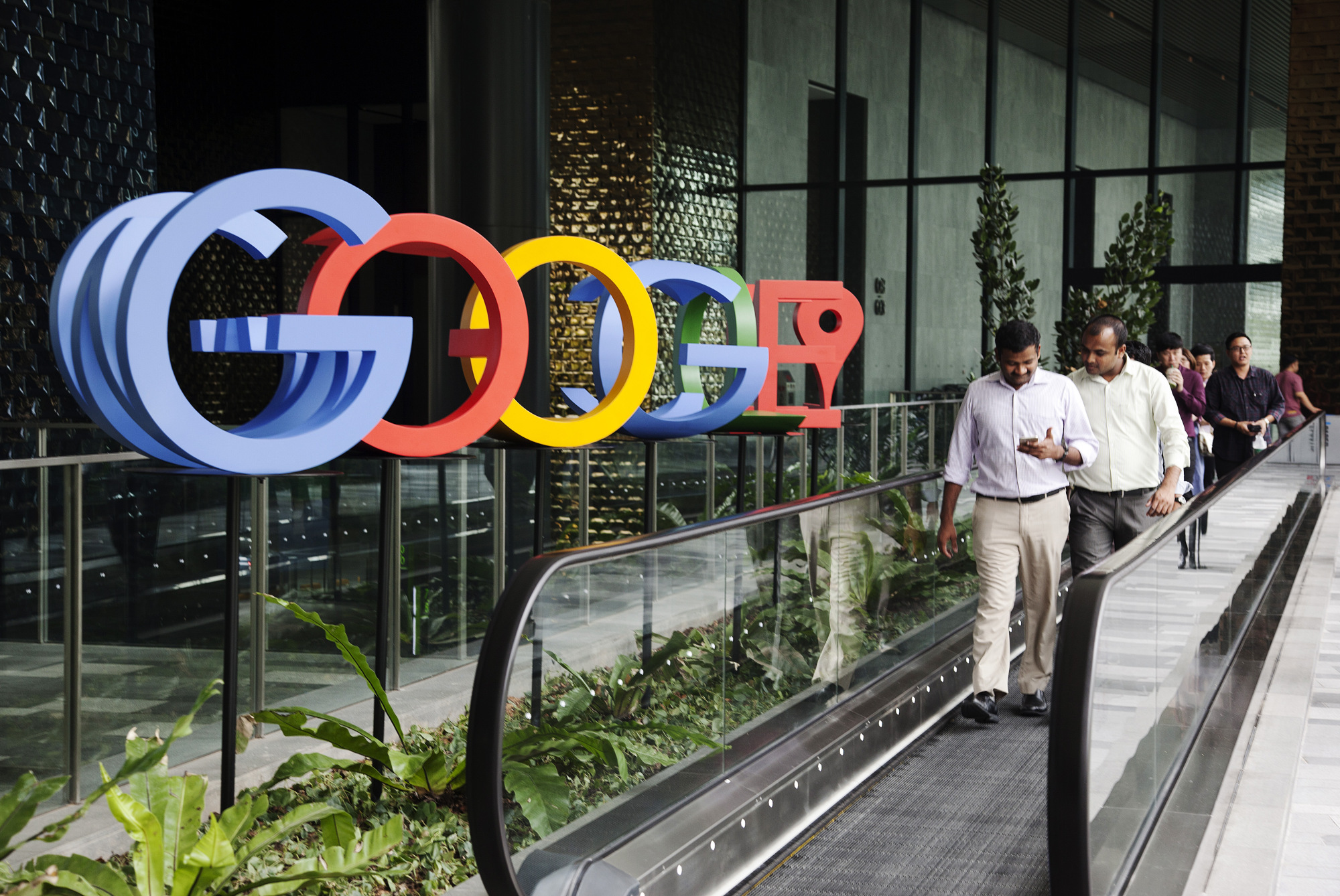 Singapore Prime Minister Lee Hsien Loong Attends The Official Opening Of The New Google Inc. APAC Headquarters