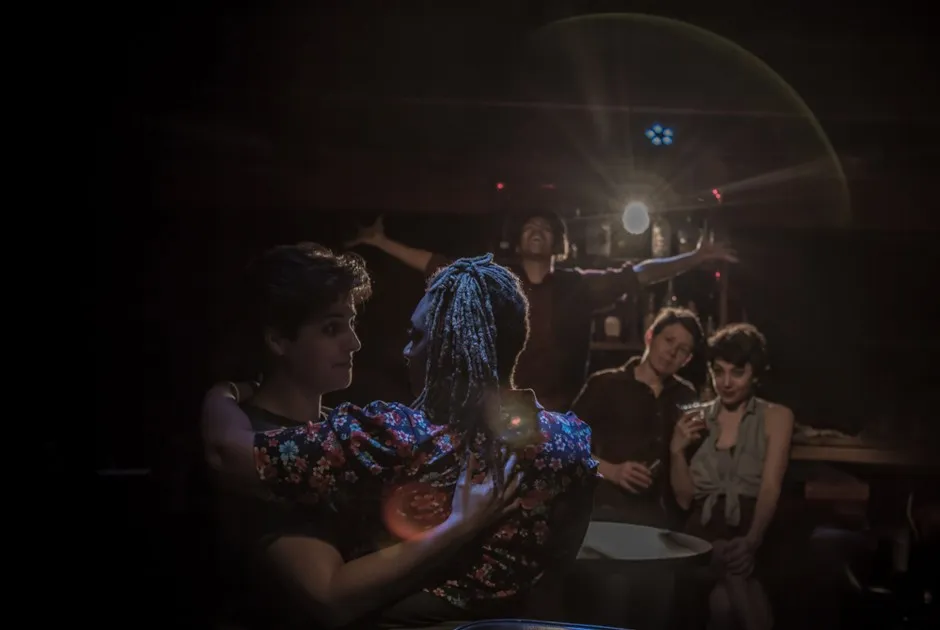 A scene from Alleged Lesbian Activities.