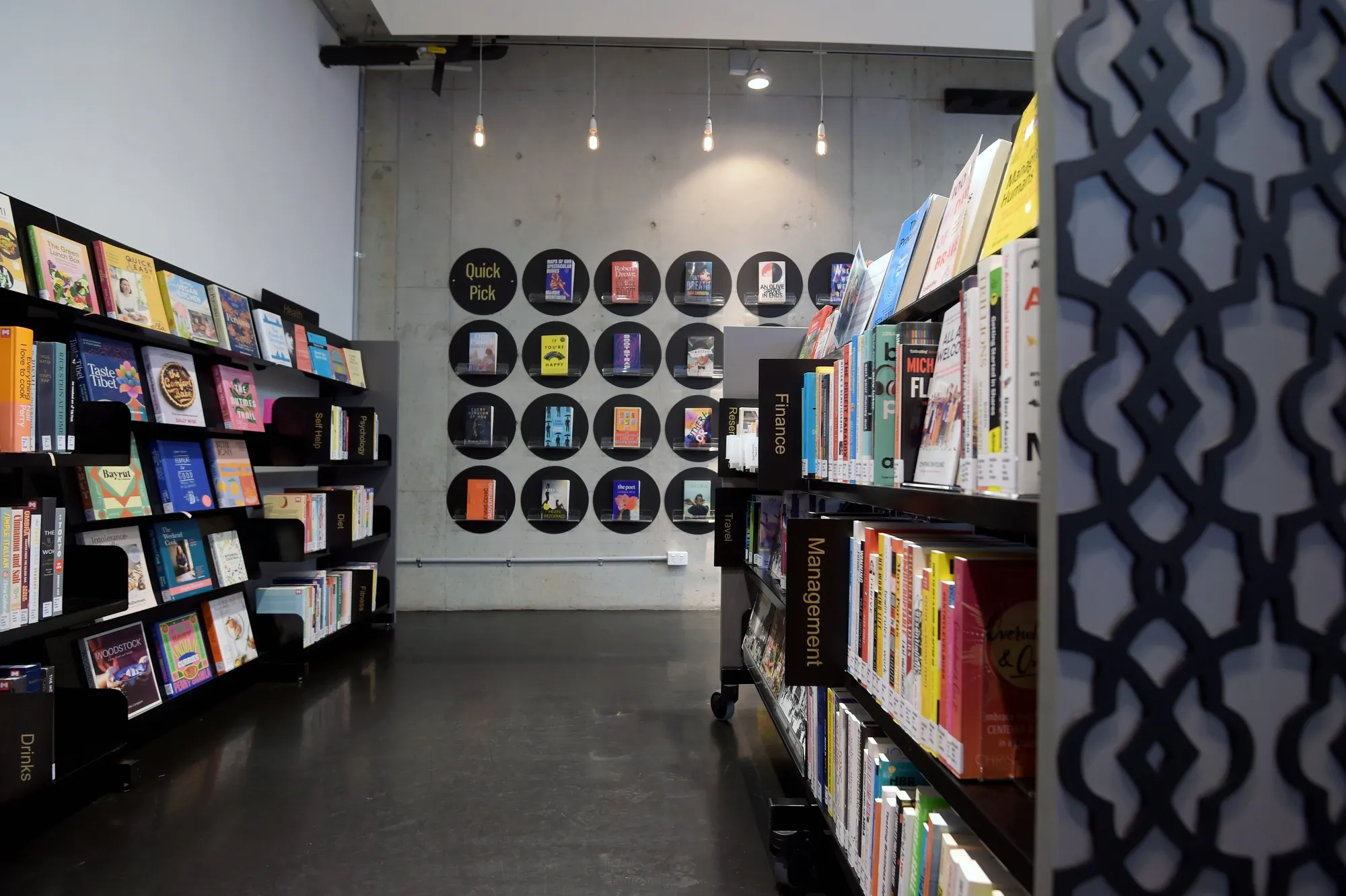 A pop-up library in Melbourne.