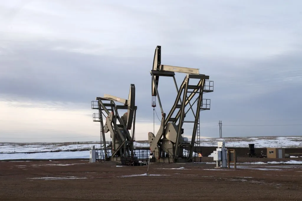 An oil rig&nbsp;in Trenton, North Dakota,&nbsp;in 2012.