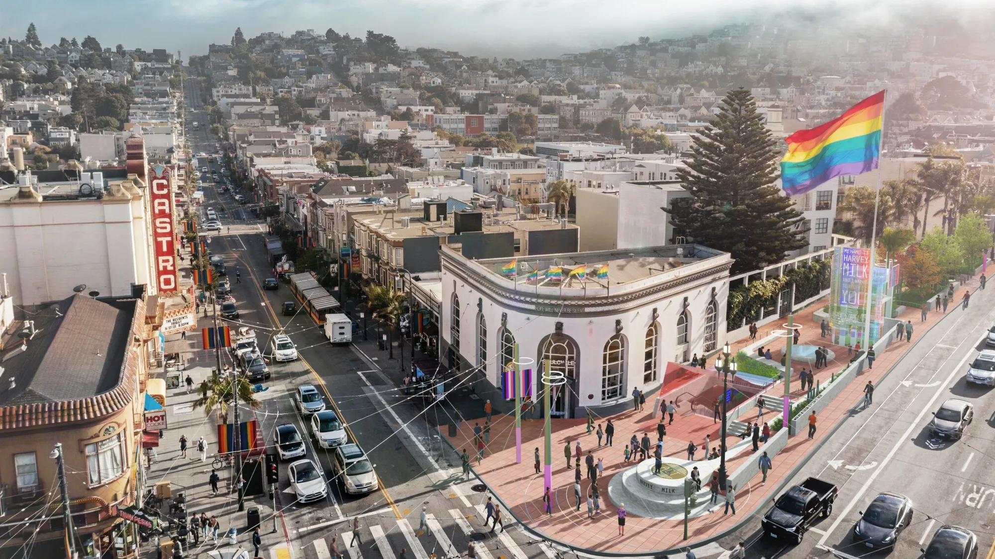 San Francisco Will Remember Harvey Milk With New Memorial in the Castro -  Bloomberg
