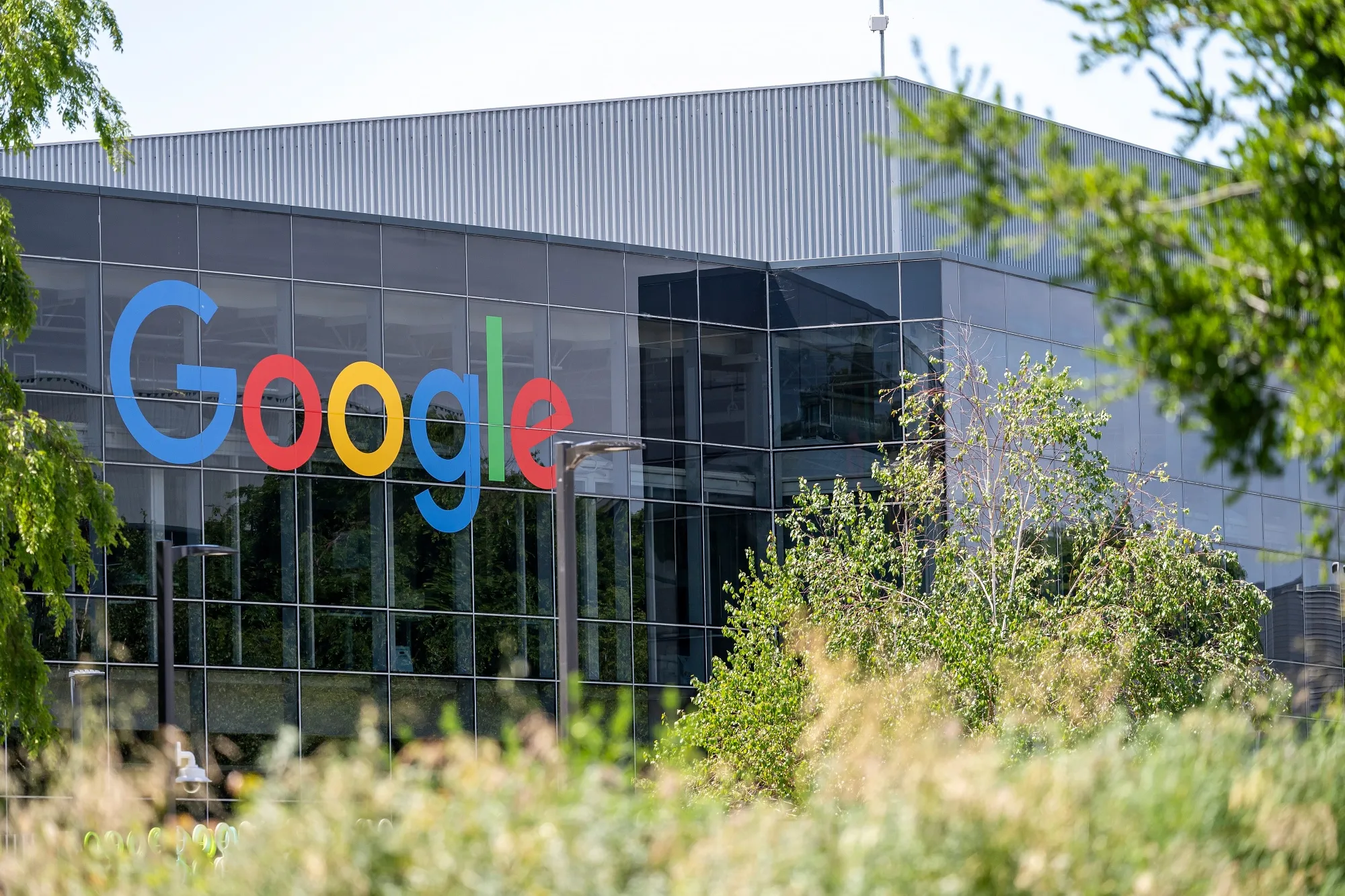 The Google headquarters in Mountain View, California.