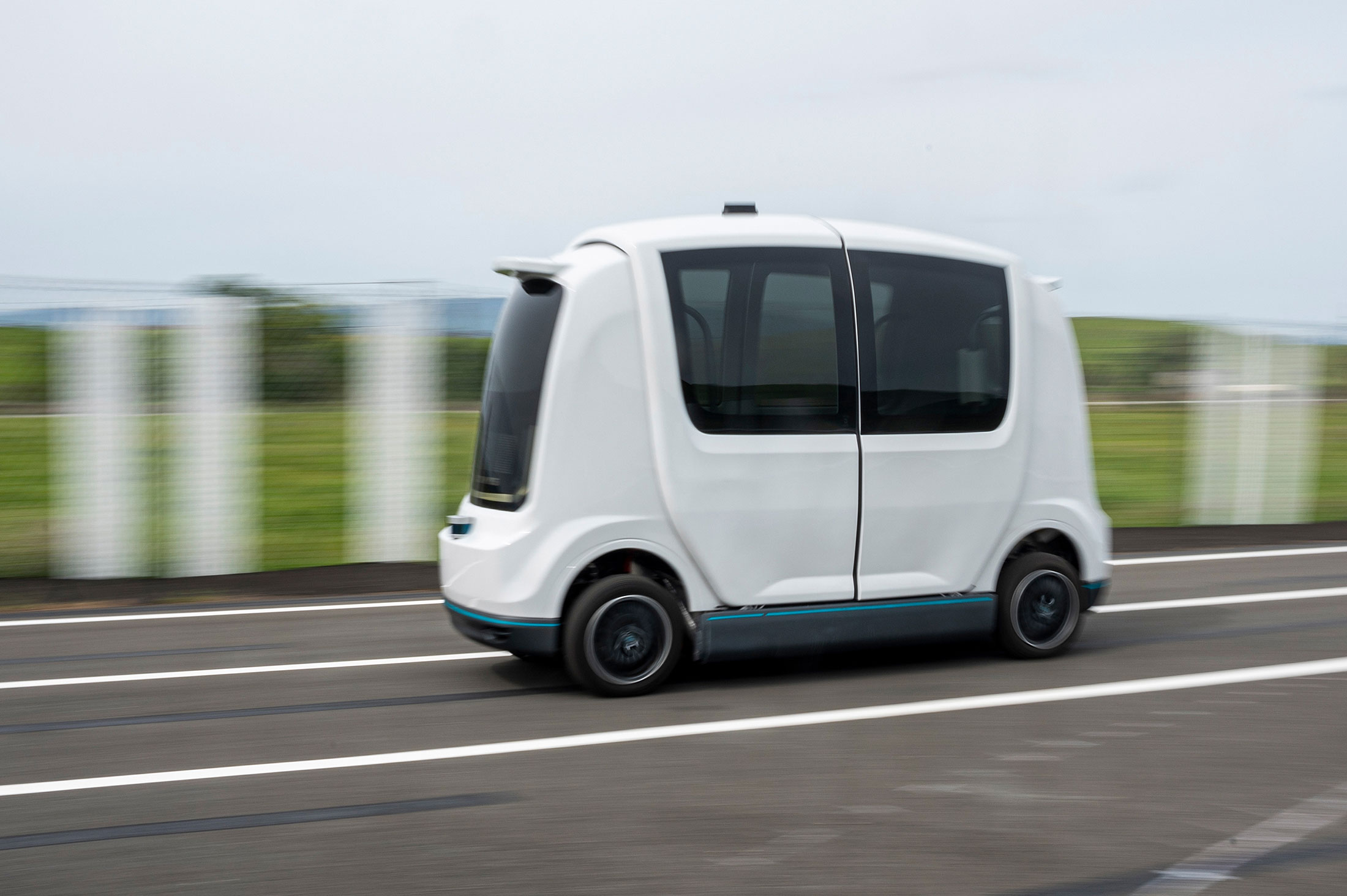 A prototype Glydcar autonomous vehicl