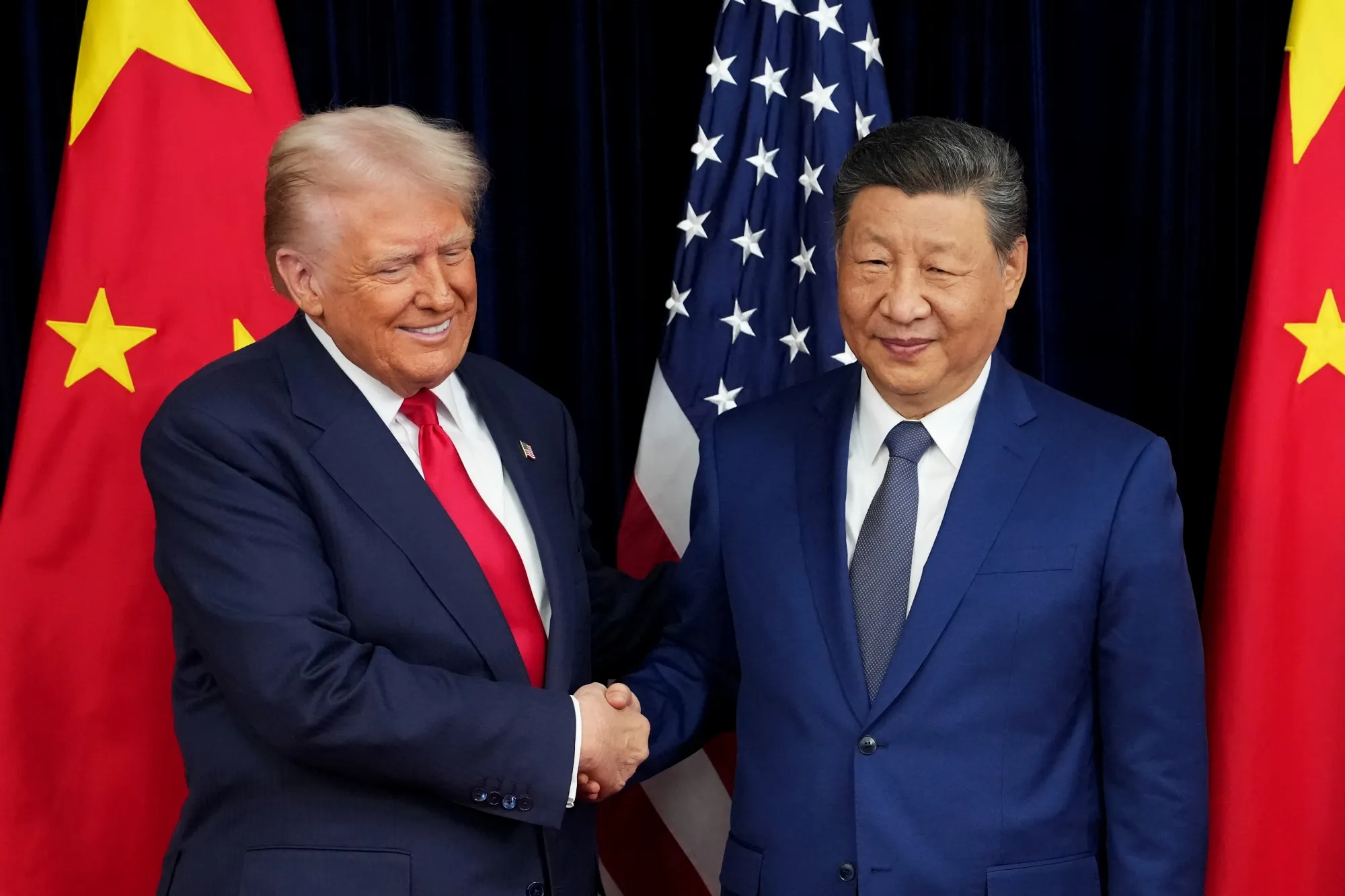 Trump and Xi in South Korea in October.
