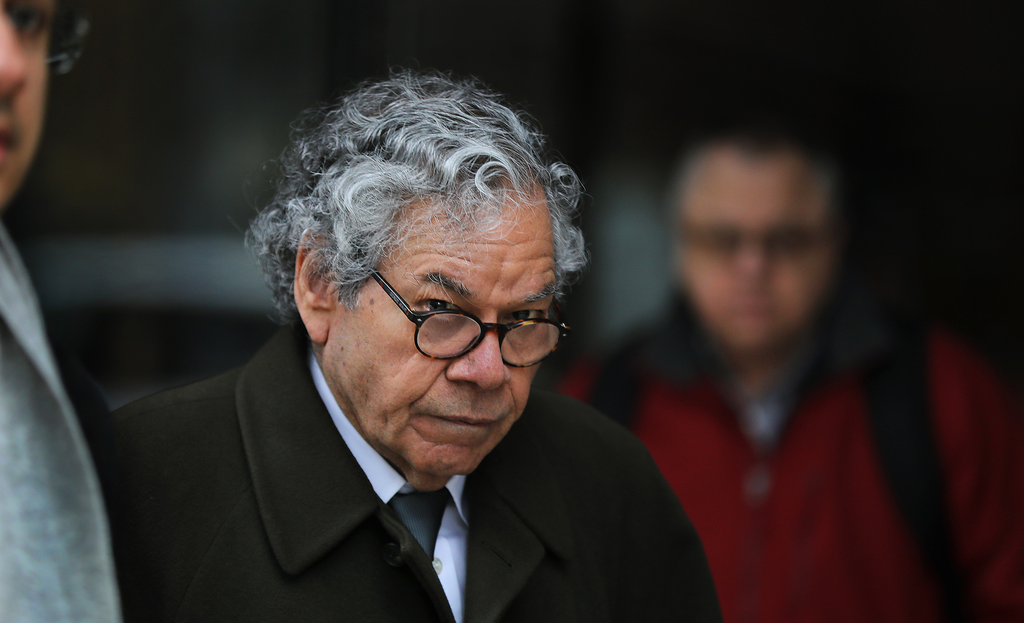 John Kapoor leaves federal court in Boston on March 13, 2019.