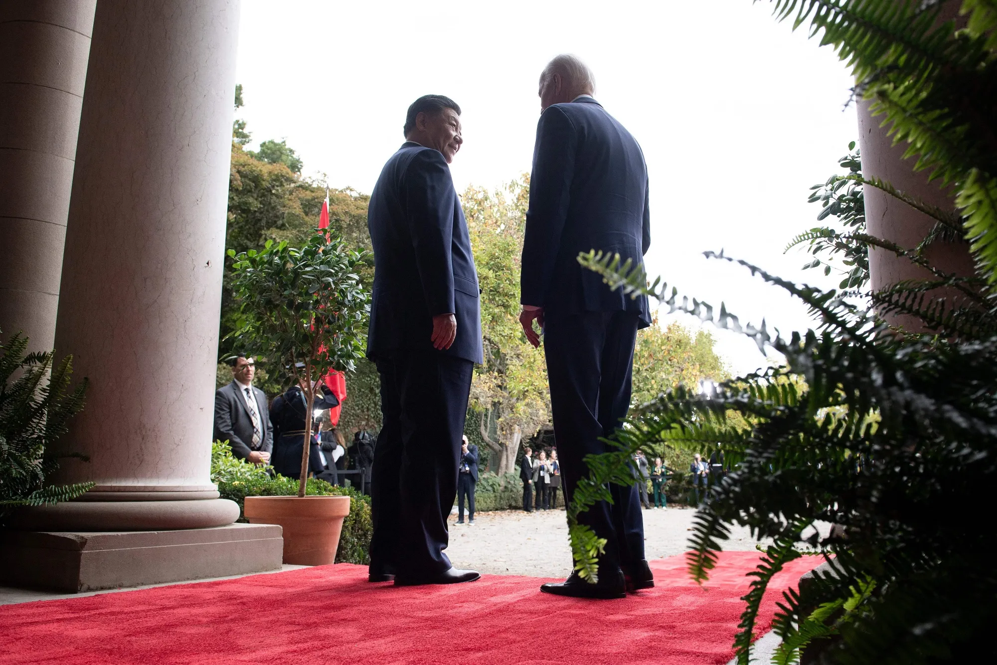 Xi Jinping and Joe Biden in San Francisco