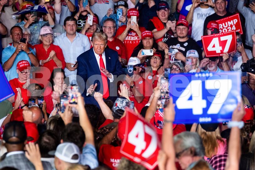 Donald Trump Campaigns In North Carolina