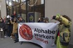An Alphabet Workers Union rally in New York,&nbsp;on&nbsp;Feb. 2.&nbsp;