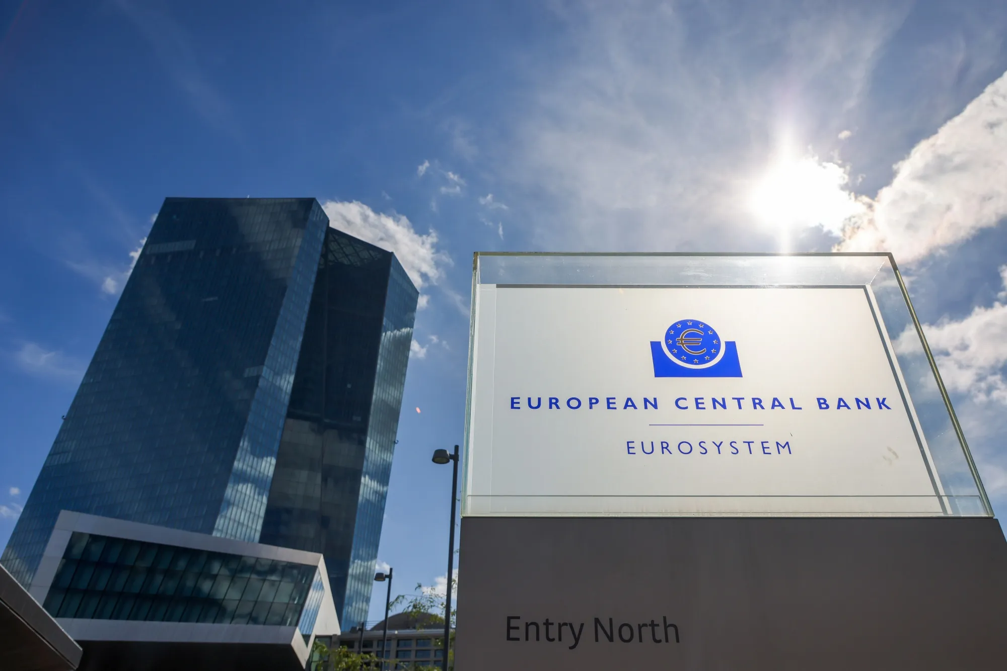 The European Central Bank headquarters in Frankfurt.