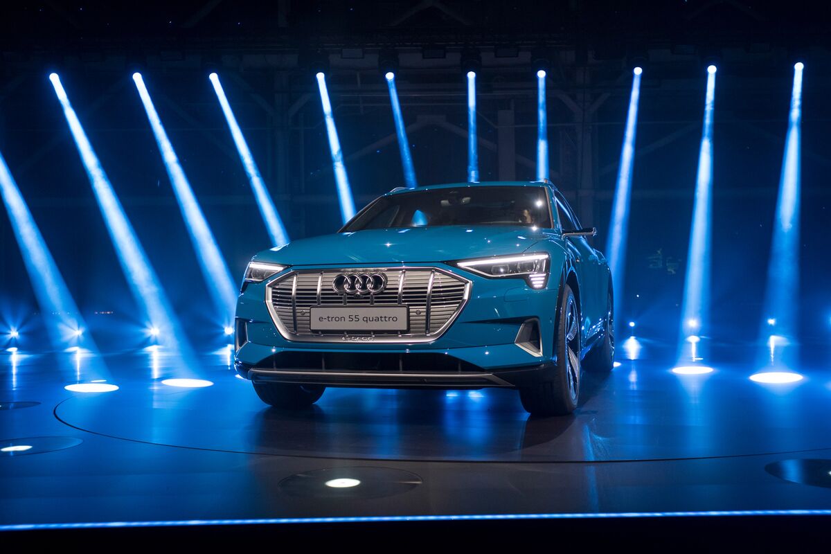 Audi first on sale electric car