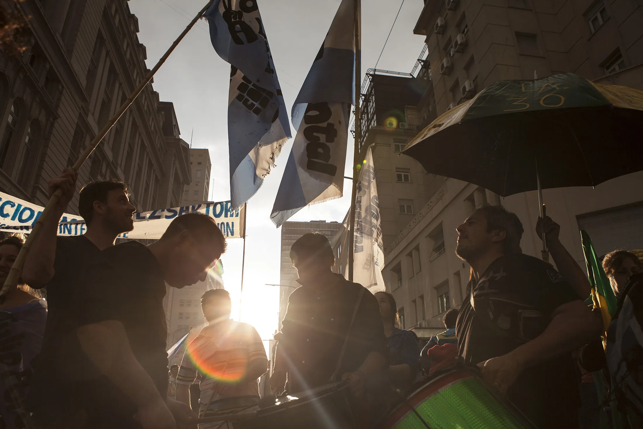 Presidential Candidate Daniel Scioli Holds Final Campaign Rally Before Election