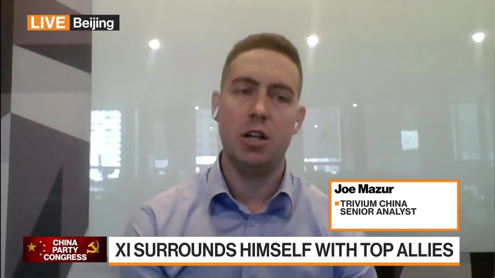 Watch Trivium China Joe Mazur On Xi's Leadership Shuffle - Bloomberg