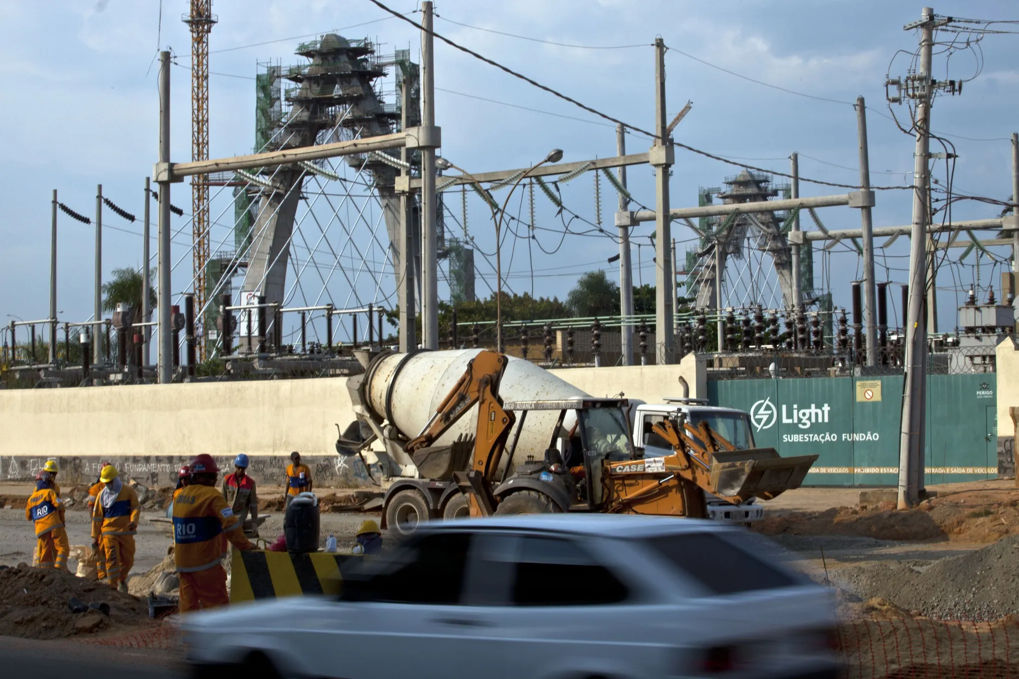 ALight SA electricity substation in Rio de Janeiro, Brazil.
